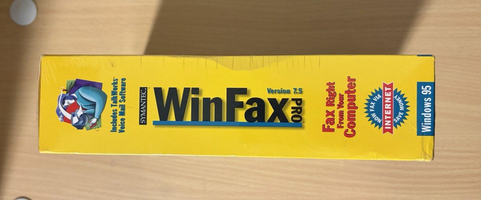 WINFAX 1997 Symantec 8.0 Pro Hassle-Free Faxing Version 95/NT SEALED!