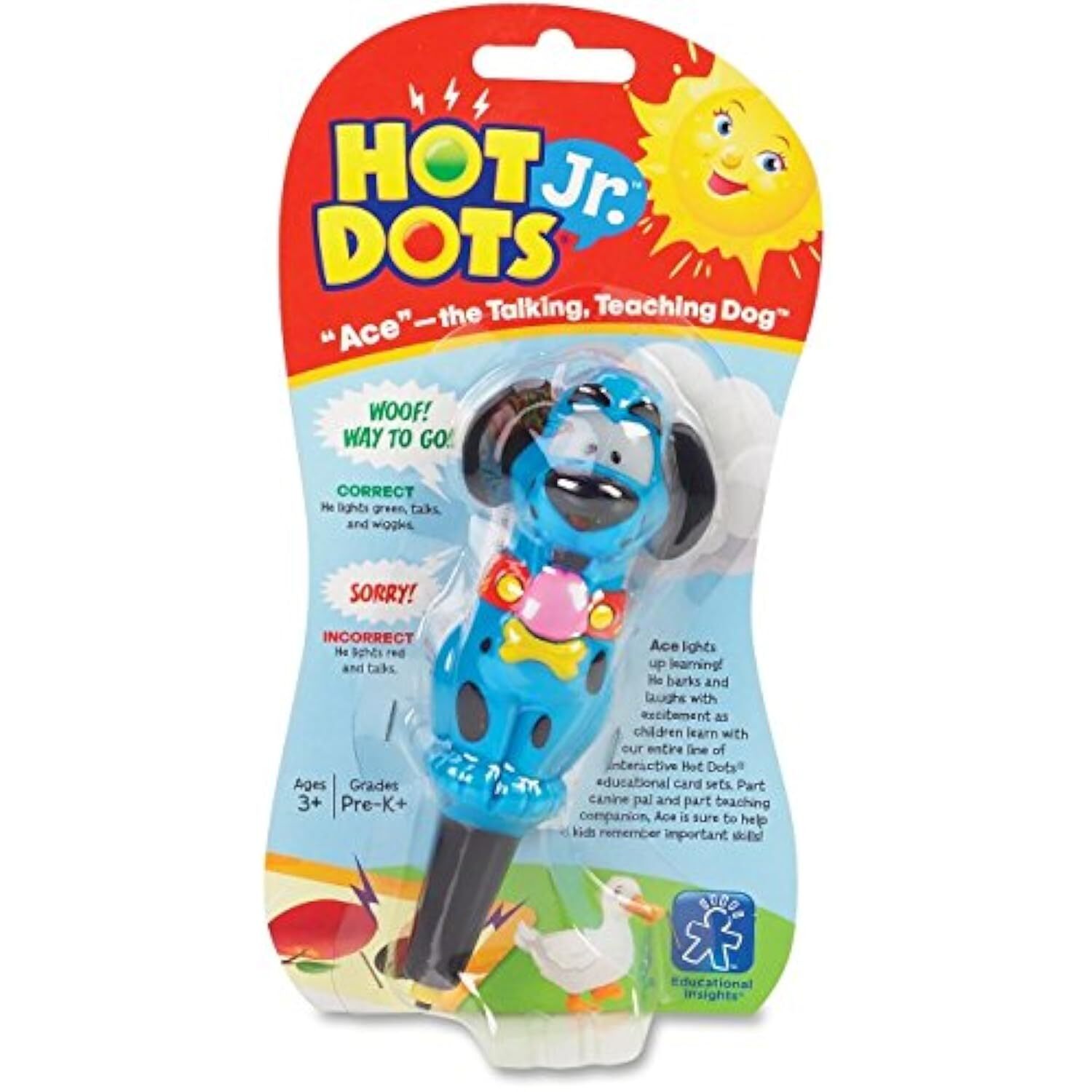 Jr. Ace The Talking Teaching Dog Pen, Electronic, Multi – 2pc
