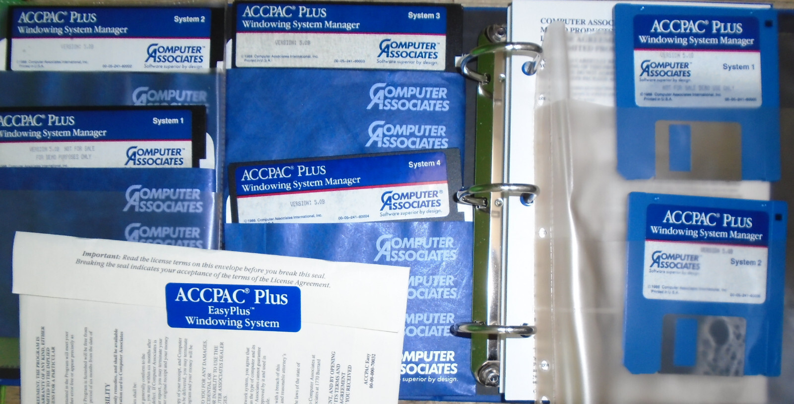 ACCPAC Plus by Computer Associates – GL, AR, AP, Payroll, Graphics… 1988 NEW
