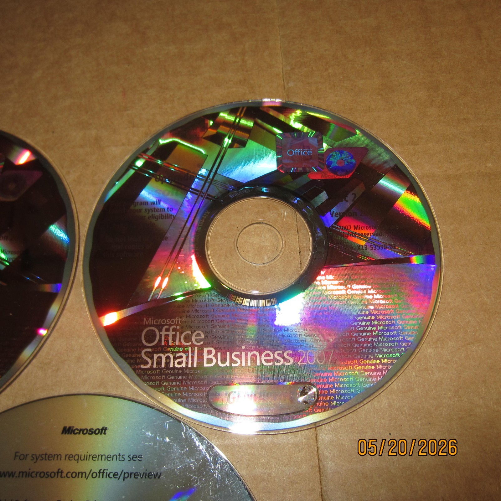 Microsoft Office Small Business 2007 Upgrade w/ Key Word Excel Powerpoint