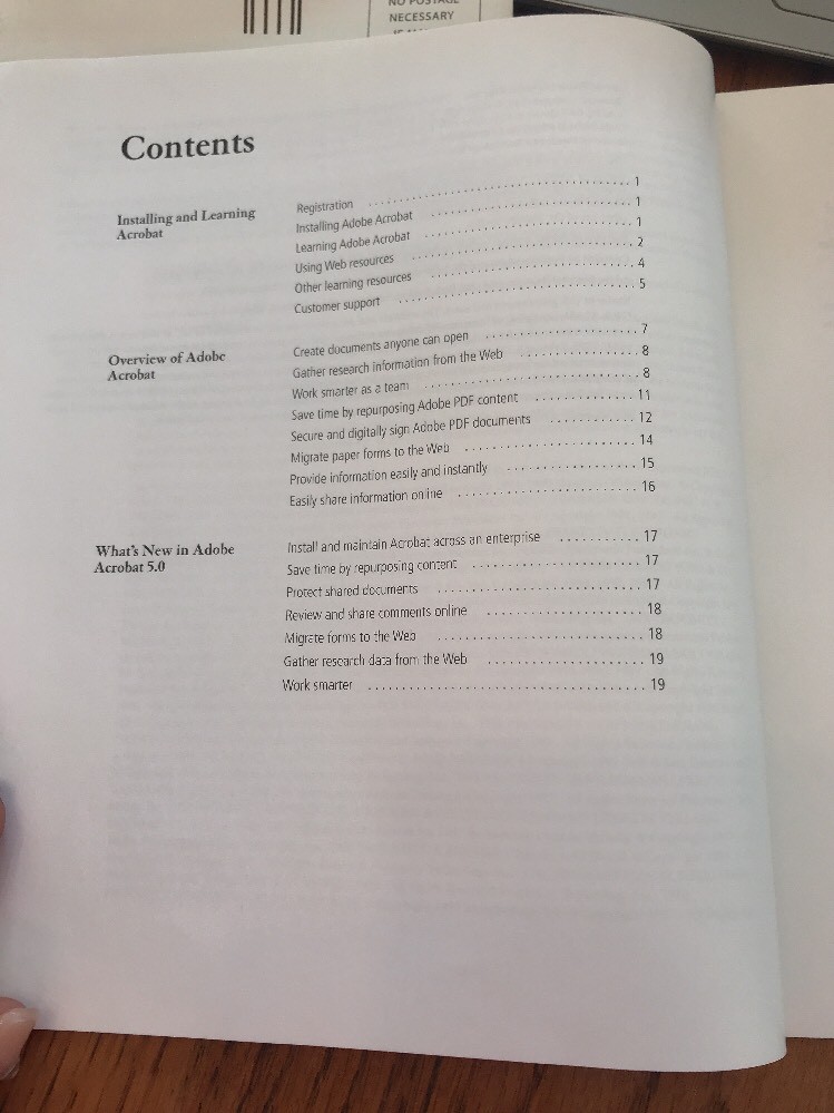 Adobe Acrobat 5.0 Getting Started Instructions Only Ships N 24h