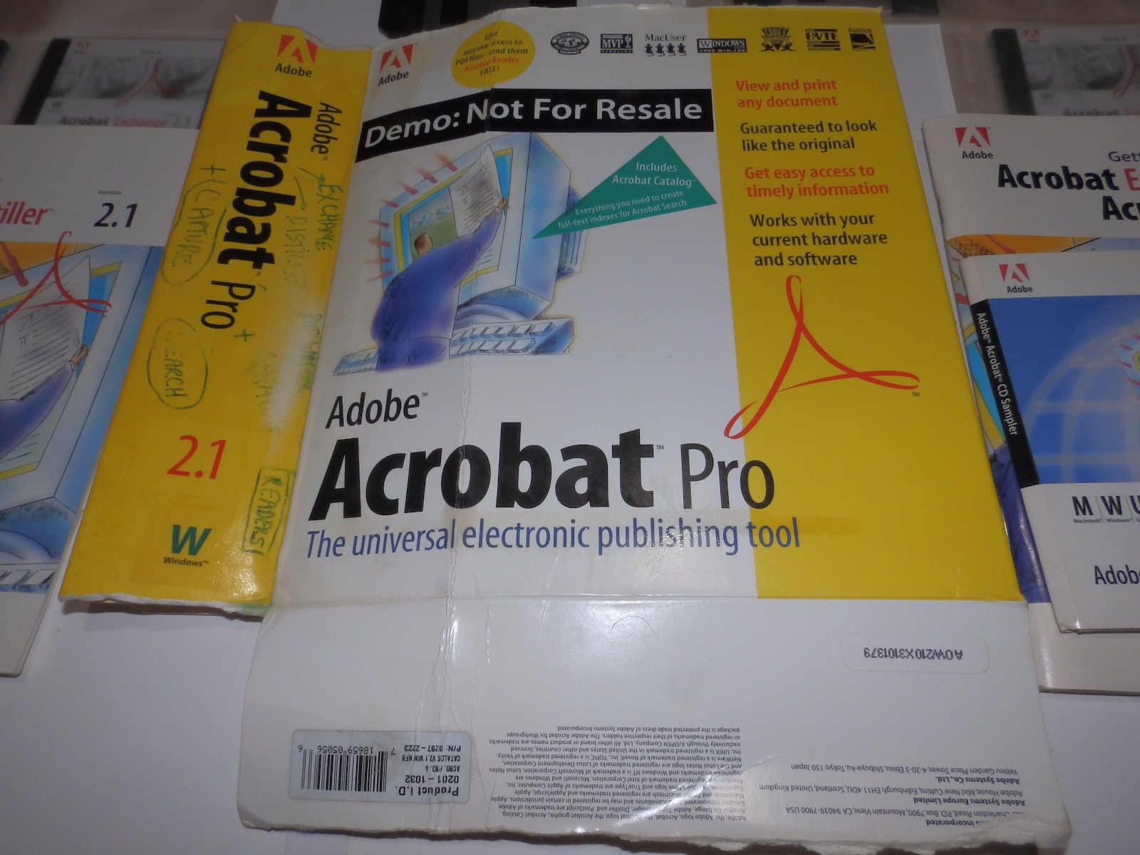 Vintage Software – Adobe Acrobat for Windows v2.0 / 2.1 / 3.0 / 4.0 / 5.0