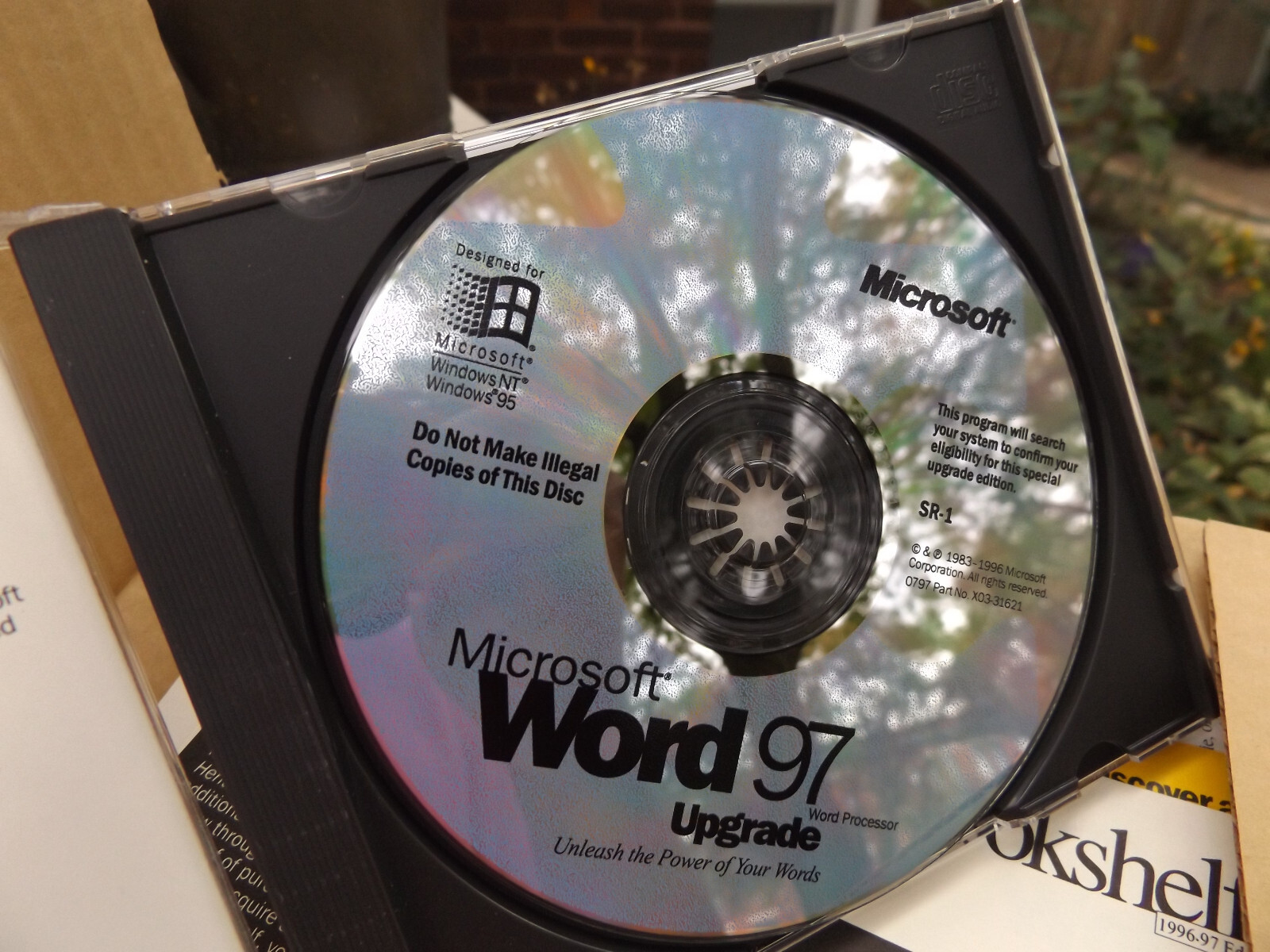 2 Microsoft Word 97 Upgrade CDs with Manuals in Original Packaging