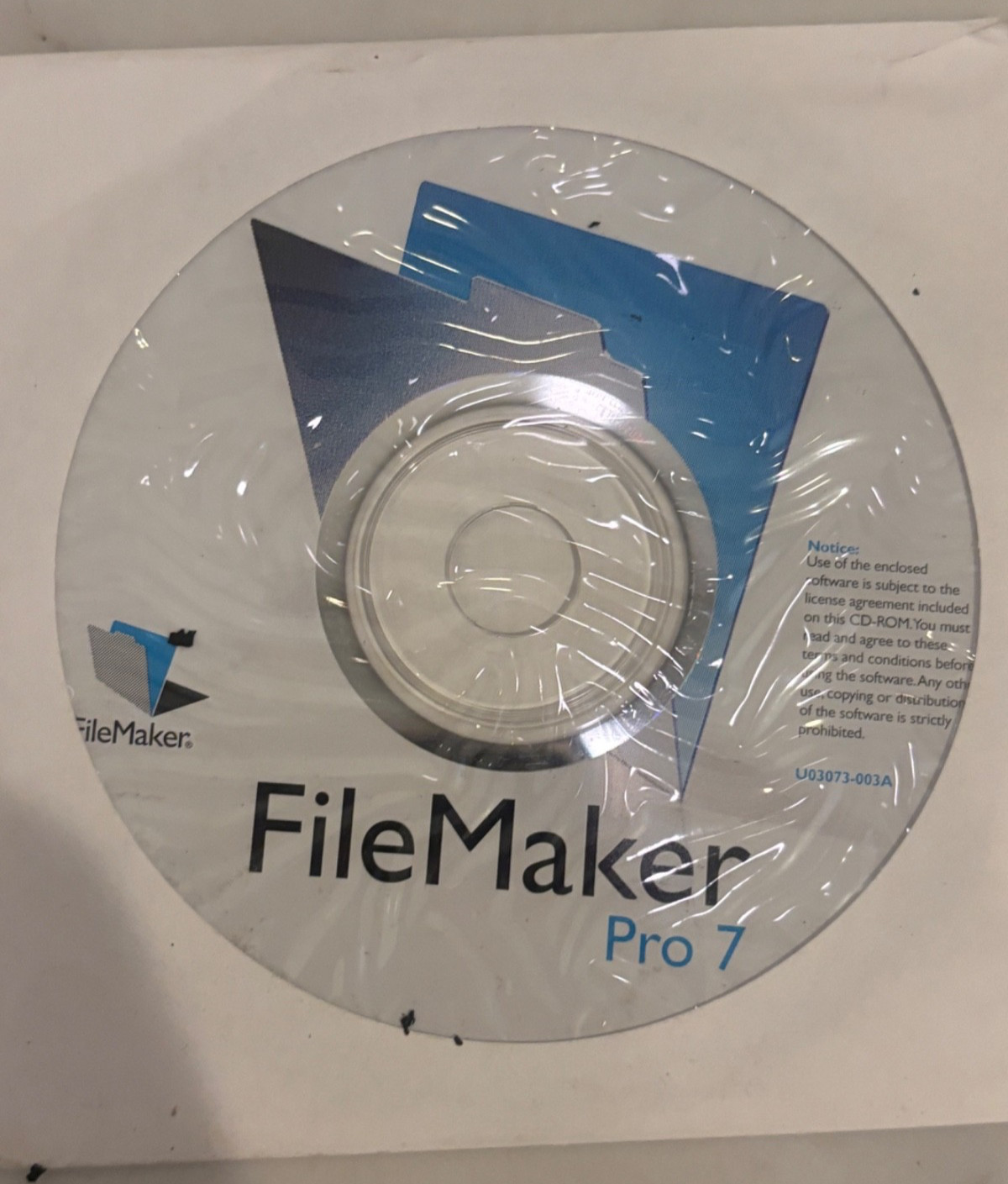 File Maker Pro 7 CDROM Software Users Guide G2U