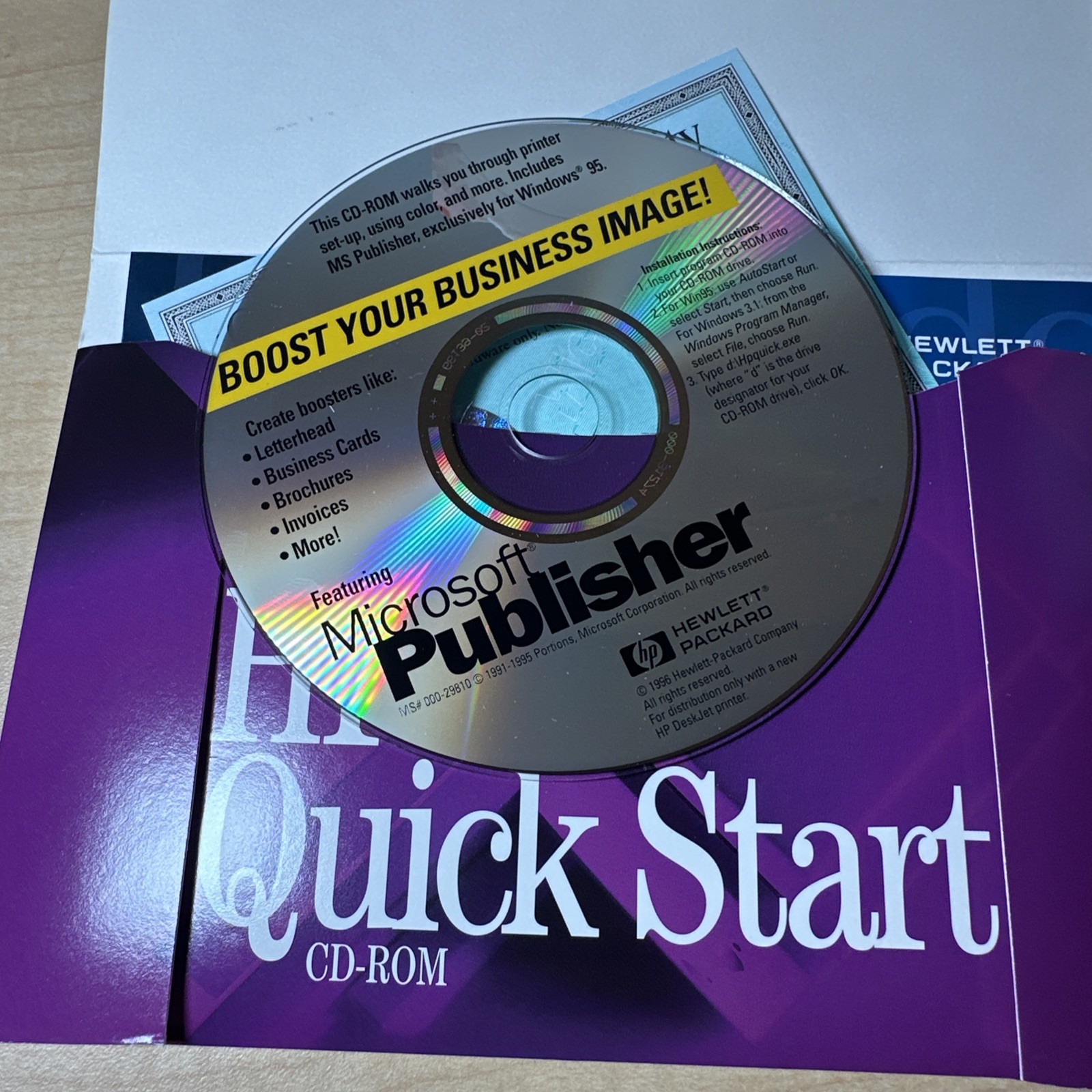 Microsoft Office 97 Professional Edition Upgrade Big Box product key And Extras