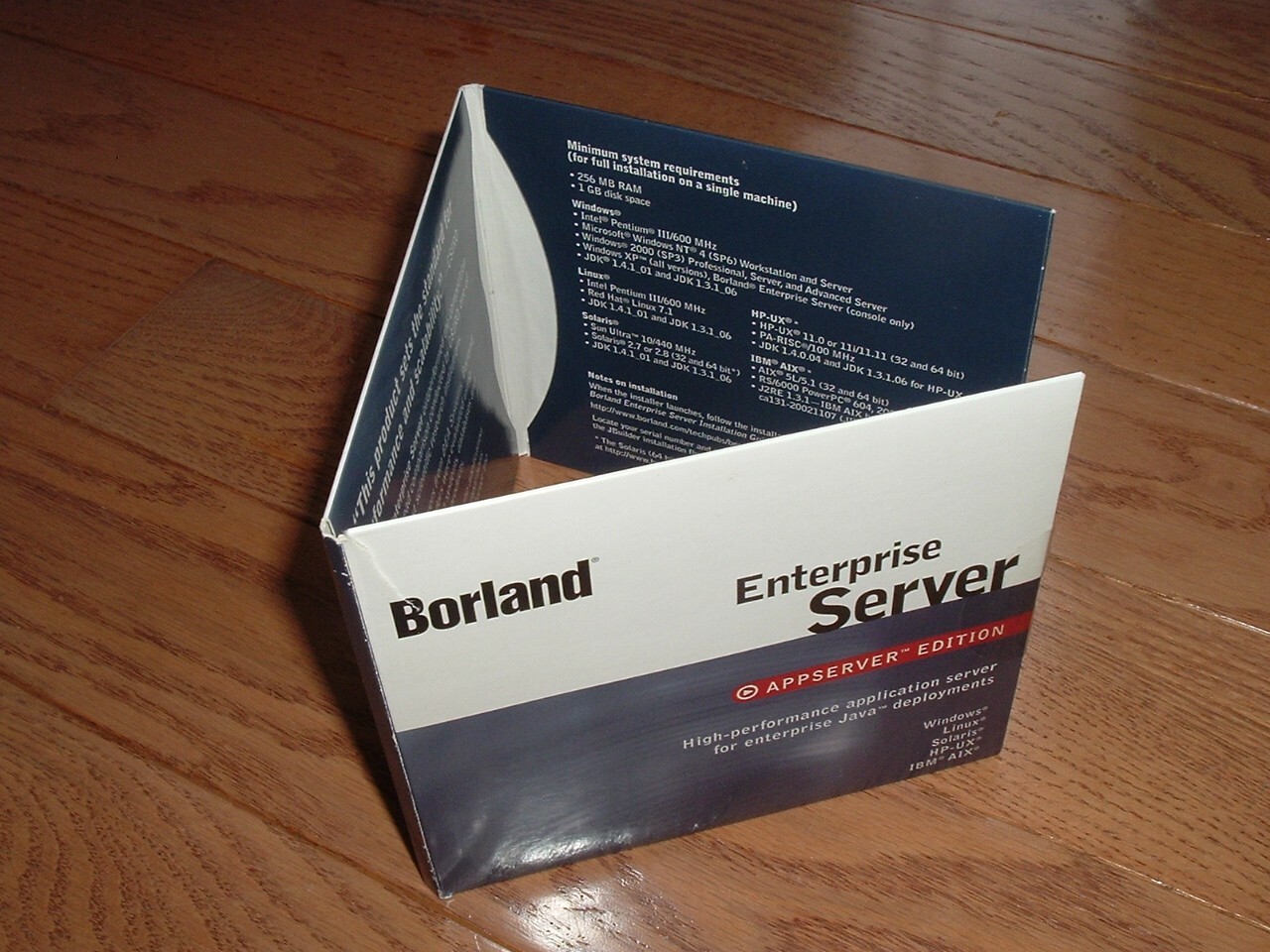 Borland Enterprise Server Appserver ed. for Windows,Linux,Solaris,HP-UX,IBM AIX