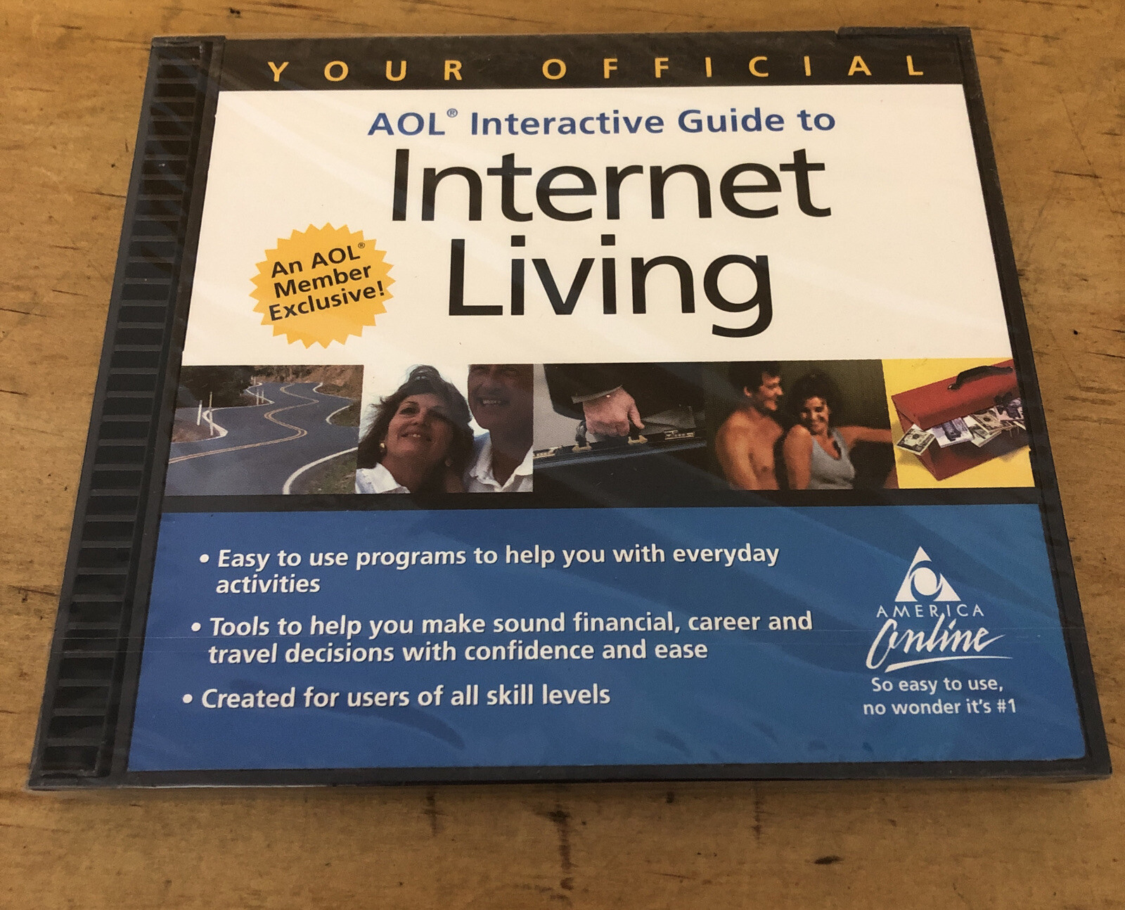 Vintage AOL Your Official Interactive Guide to Internet Living AOL 5.0