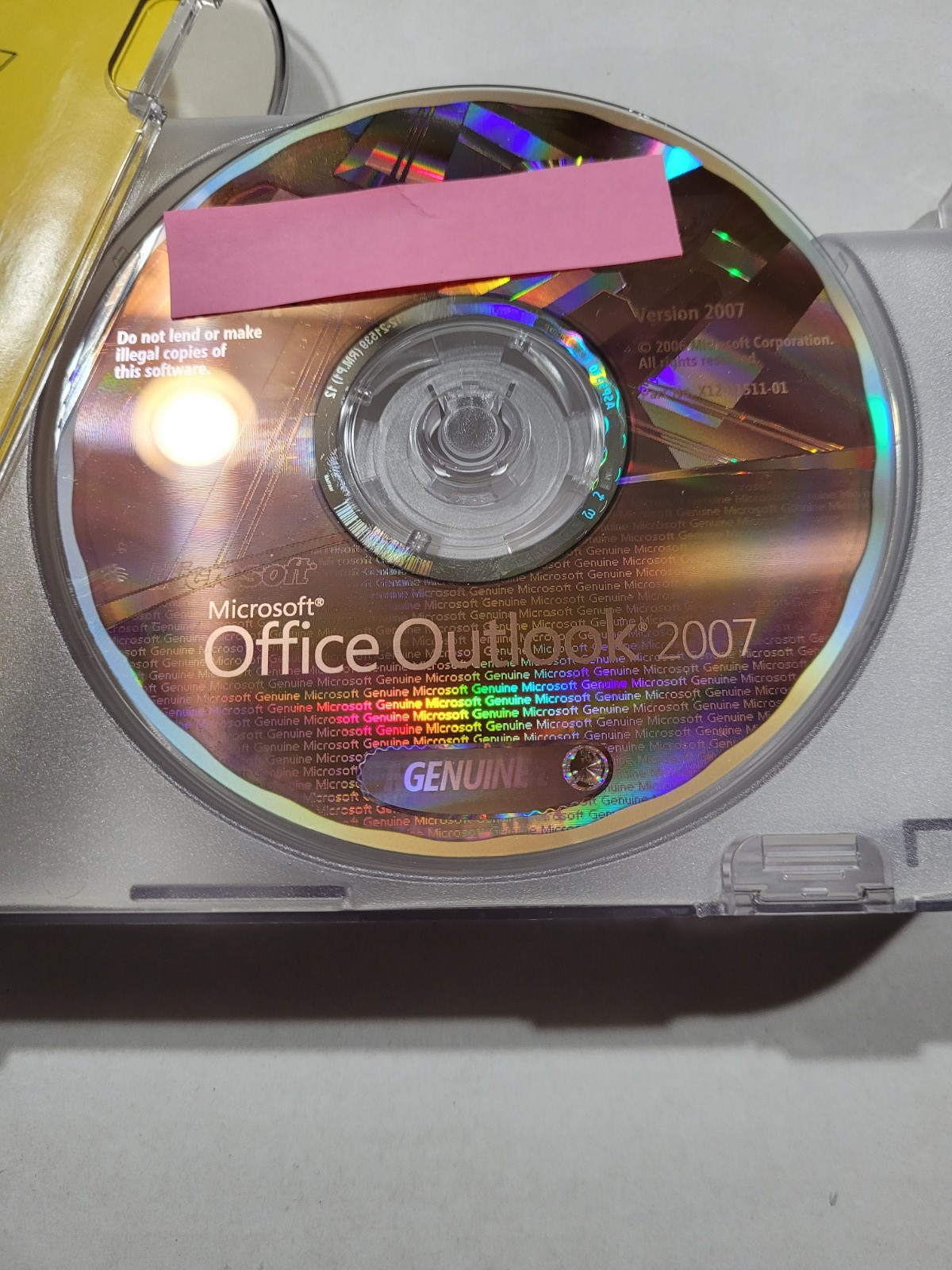 Microsoft Office Outlook 2007 Software & Case