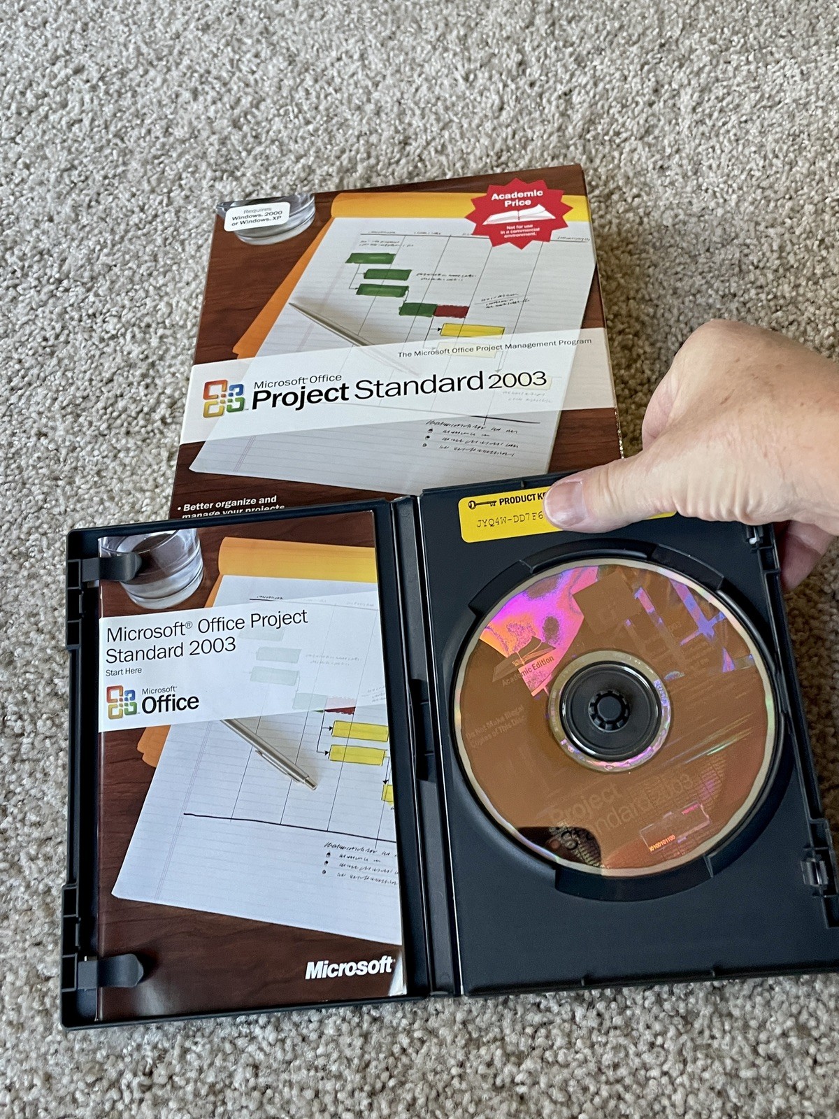 Microsoft Office Project Standard 2003 Academic Edition With Activation Key