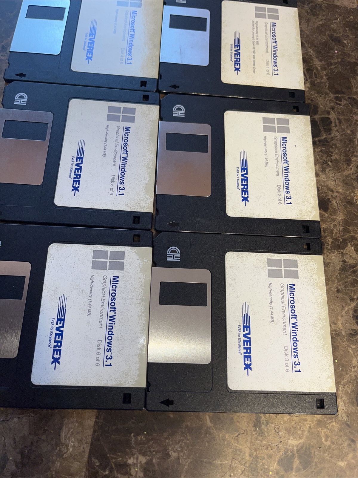 Microsoft Widows 3.0 Graphical Environment 3.5″ Disks untested