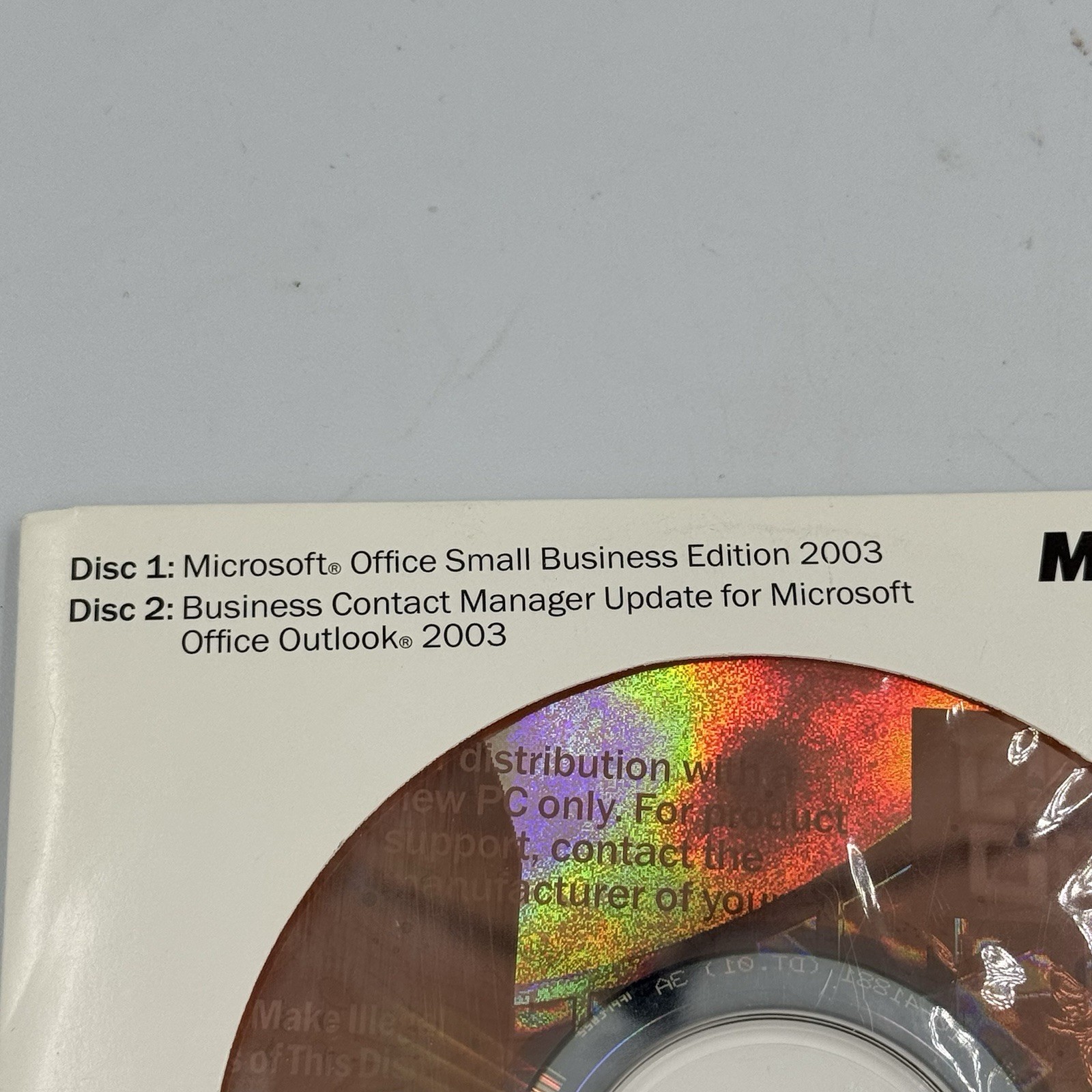 Microsoft Office 2003 Small Business Edition Business Contact Manager