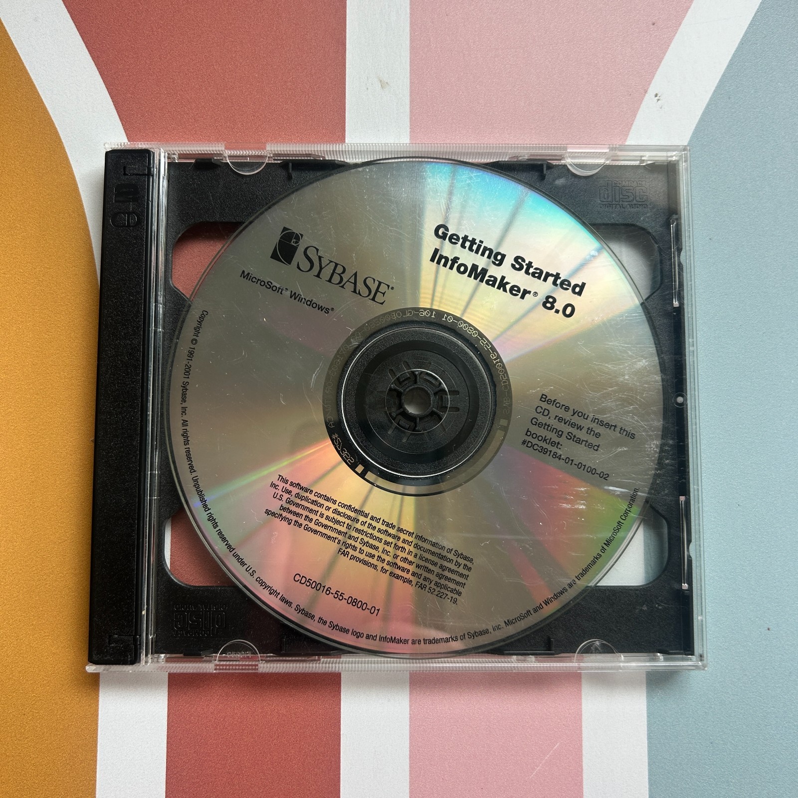 Sybase InfoMaker Version 8.0 CD Set w/ Getting Started and Key Microsoft Windows