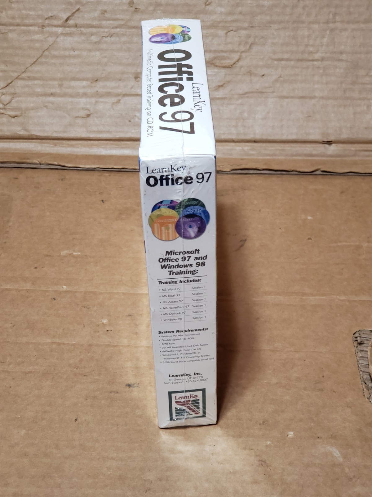 Vintage LearnKey Microsoft Office 97 Training Software 6 CD Set NEW SEALED!