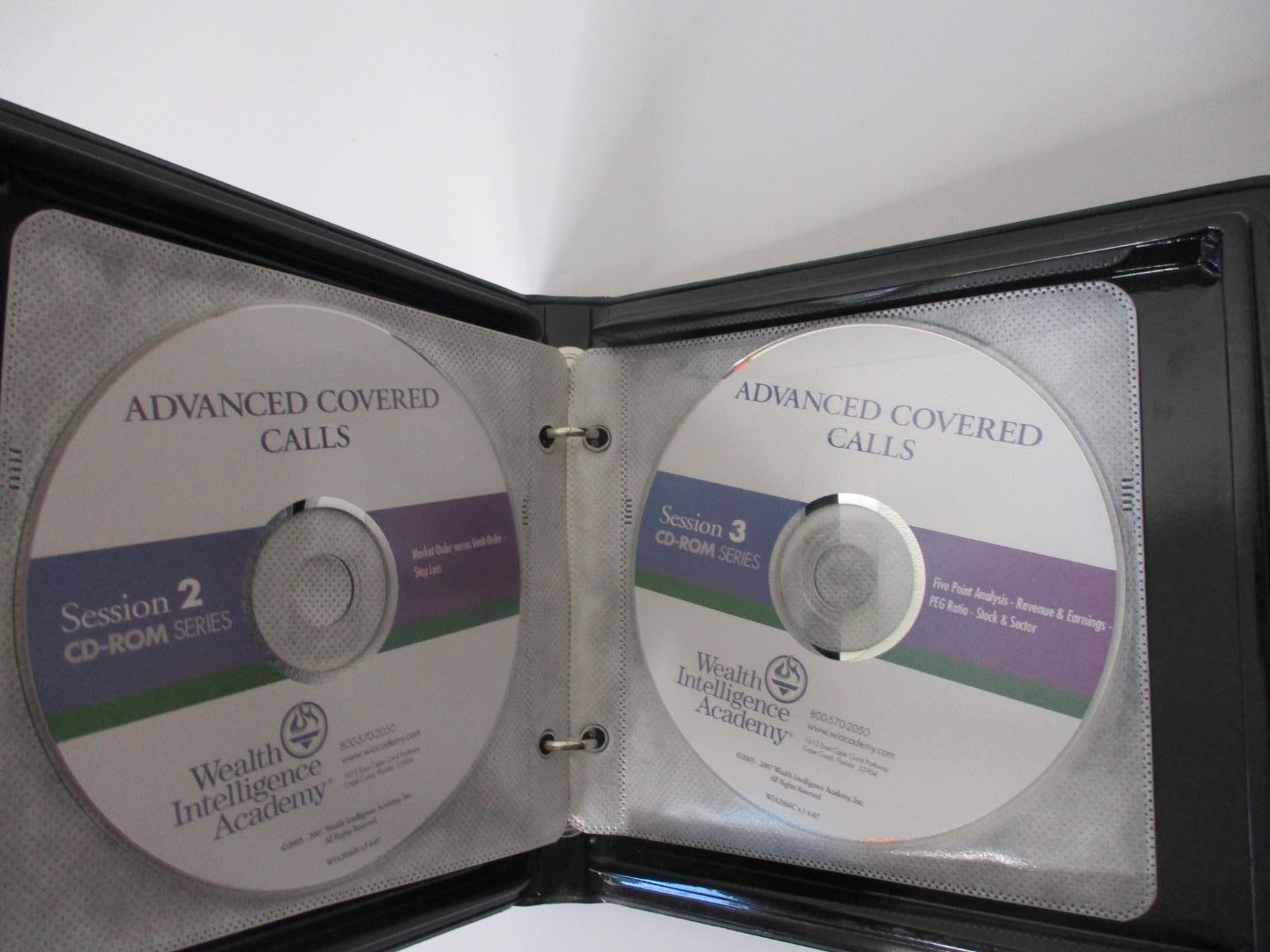 Advanced Covered Calls; Option Basics & More; Wealth Intelligence (2007 – 4 CDs