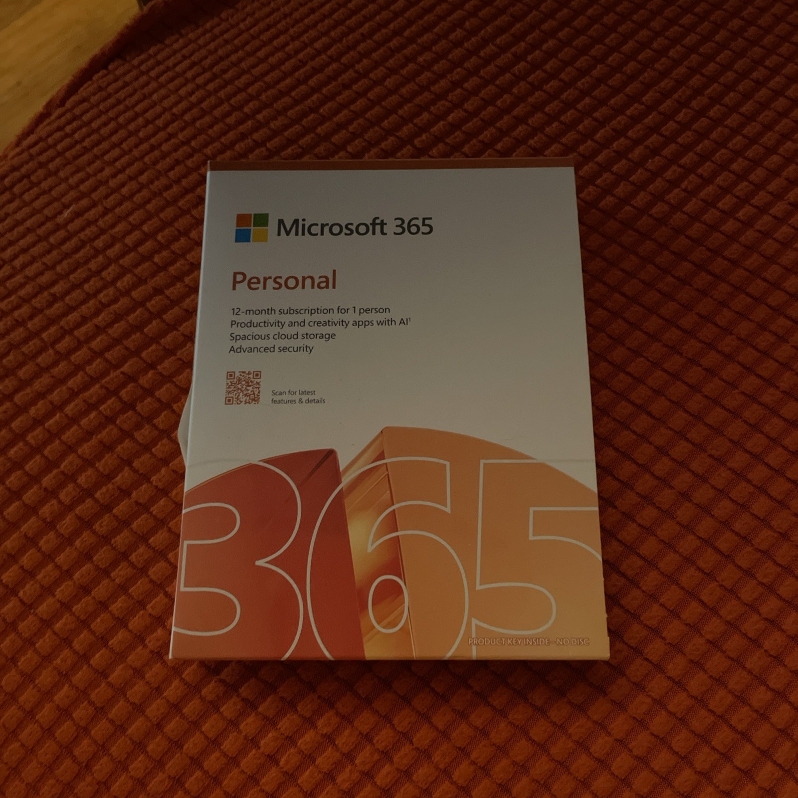 Microsoft 365 Personal – 1 PC or Mac License – 12 Month Subscription Product Key