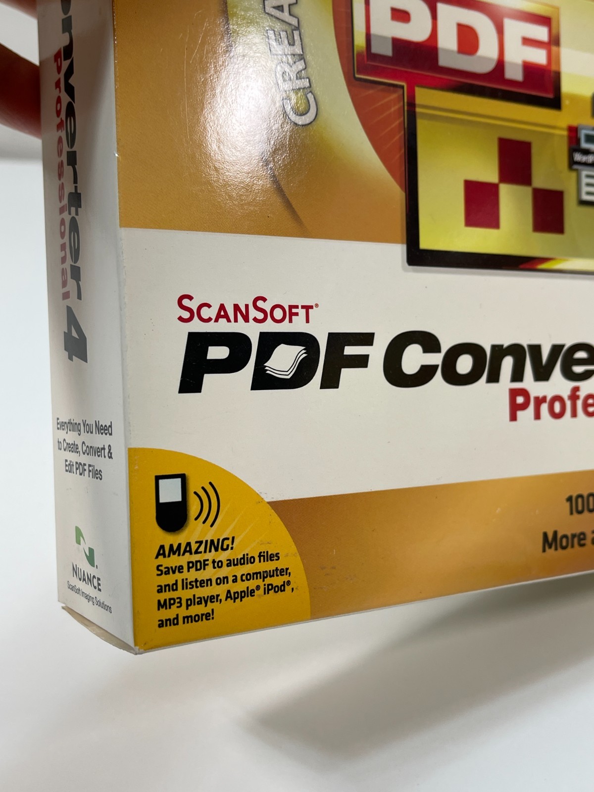 Nuance Scansoft PDF Converter Professional 4 PC Software Brand New in Big Box