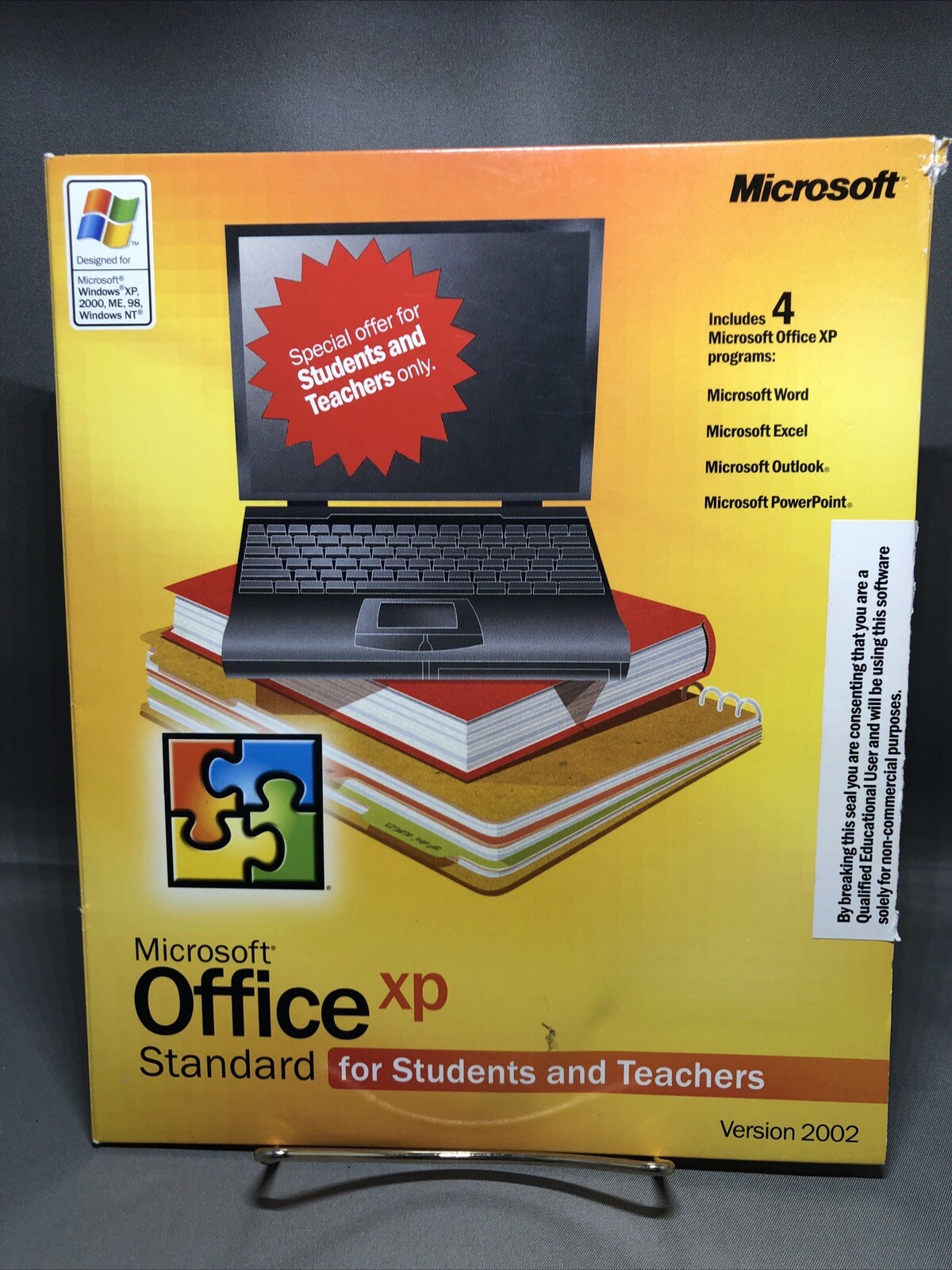 Microsoft Office XP Standard for Students and Teachers 2002 with Product Key