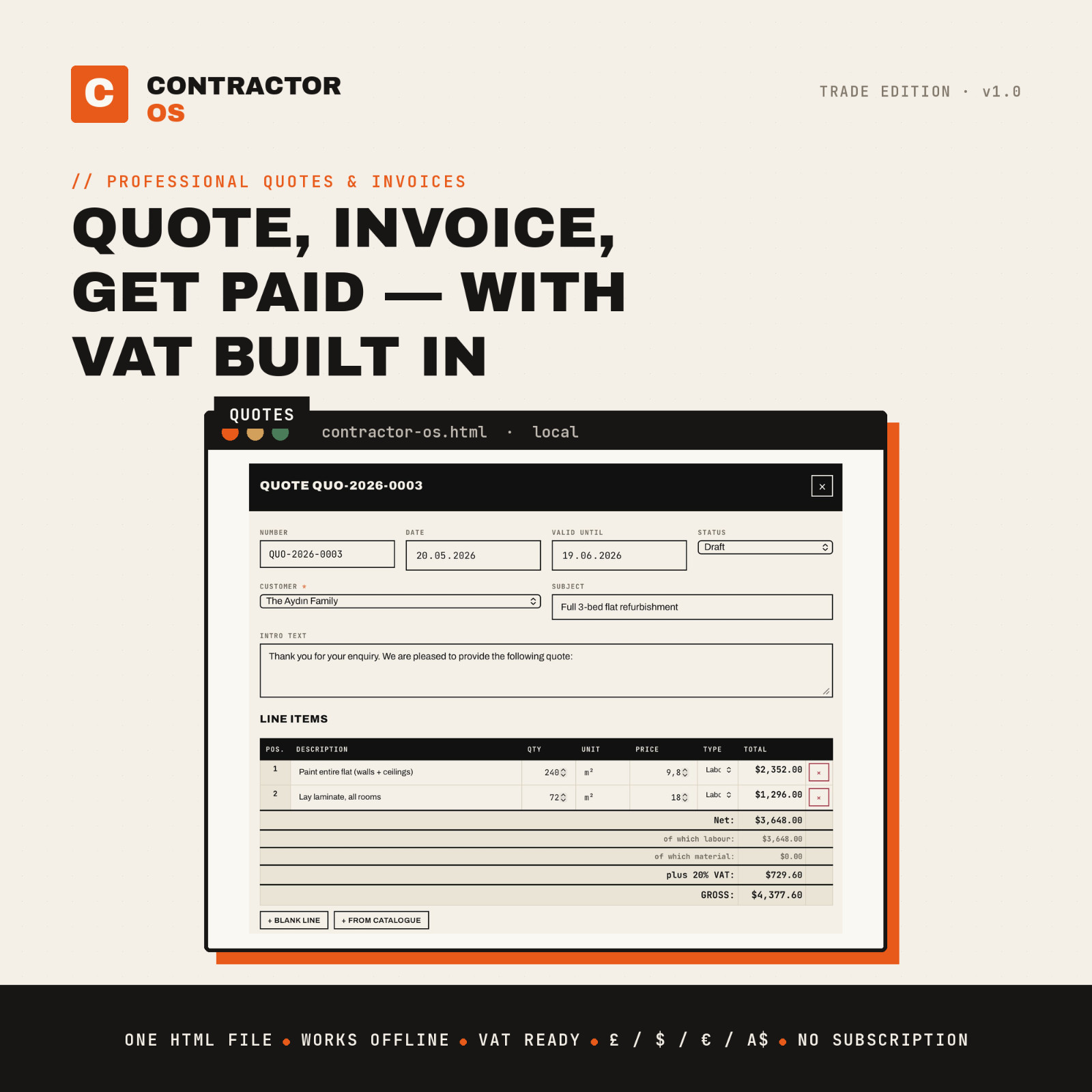 Contractor OS Pro | All-in-One Contractor Software | Estimates, Invoice