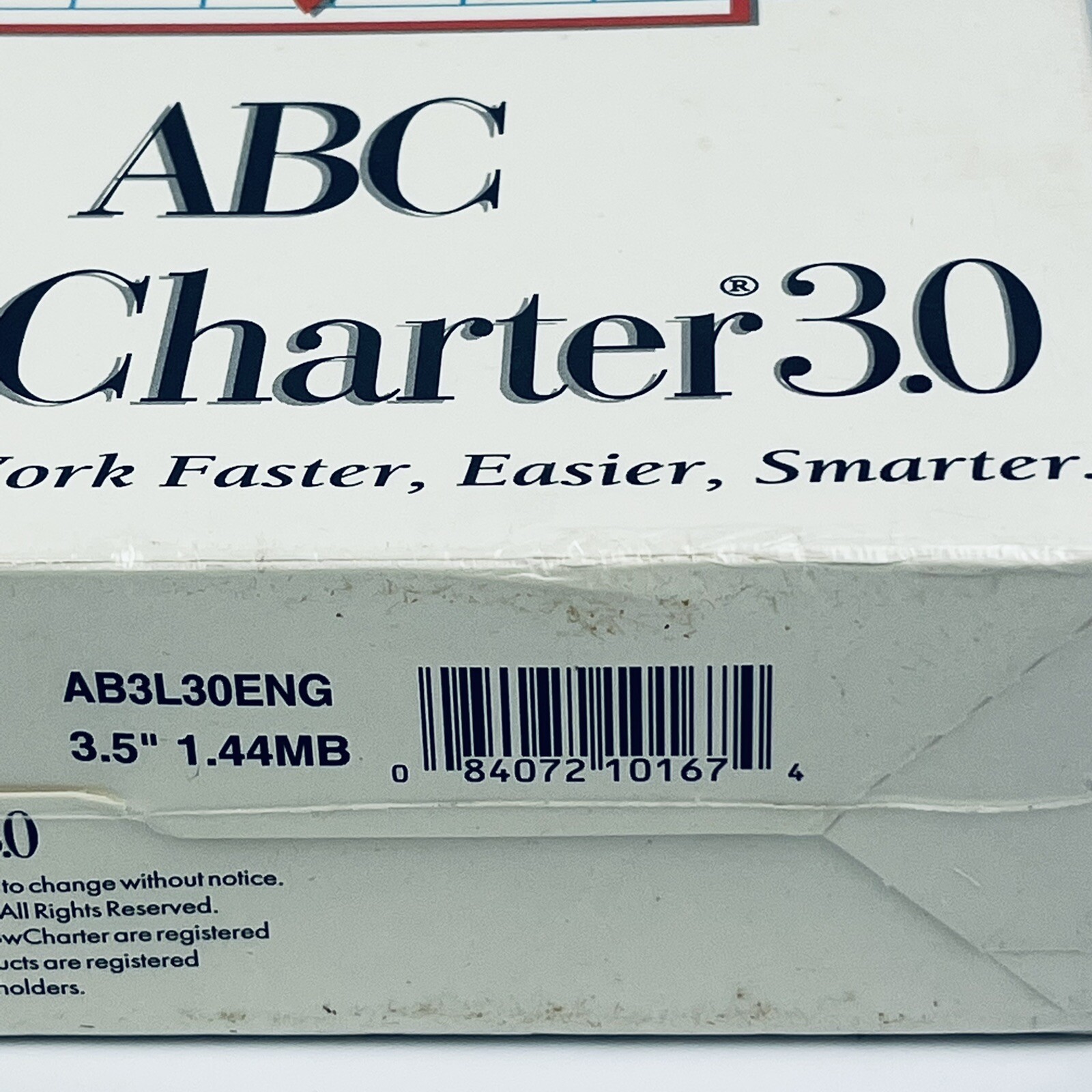 Vintage MicroGrafx ABC FlowCharter 3.0 Software NOS 3.5 Disk 1994 For PC Windows