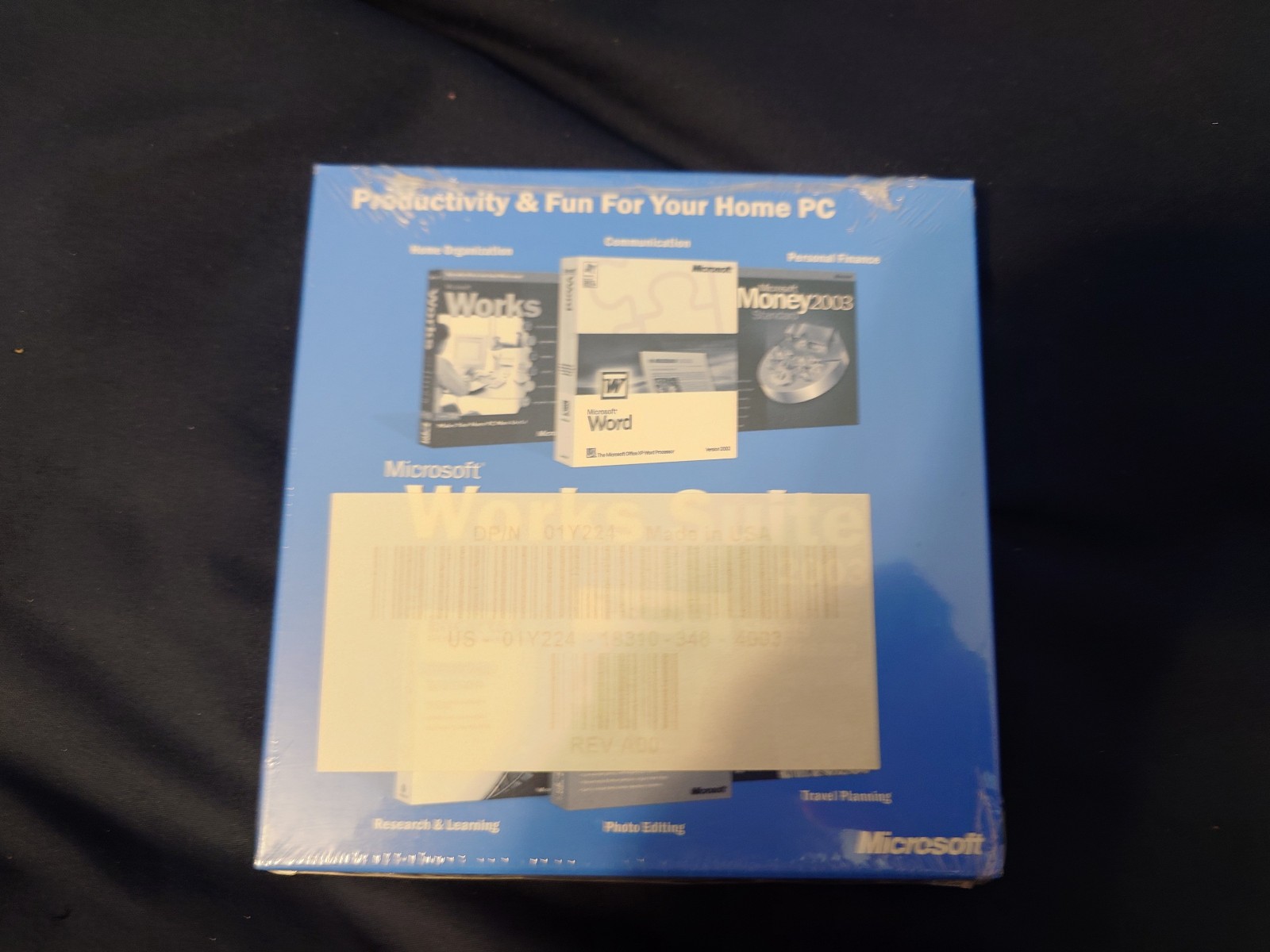 SEALED Microsoft Works Suite 2003 (Retail) (1 User/s) – Full Version for Windows