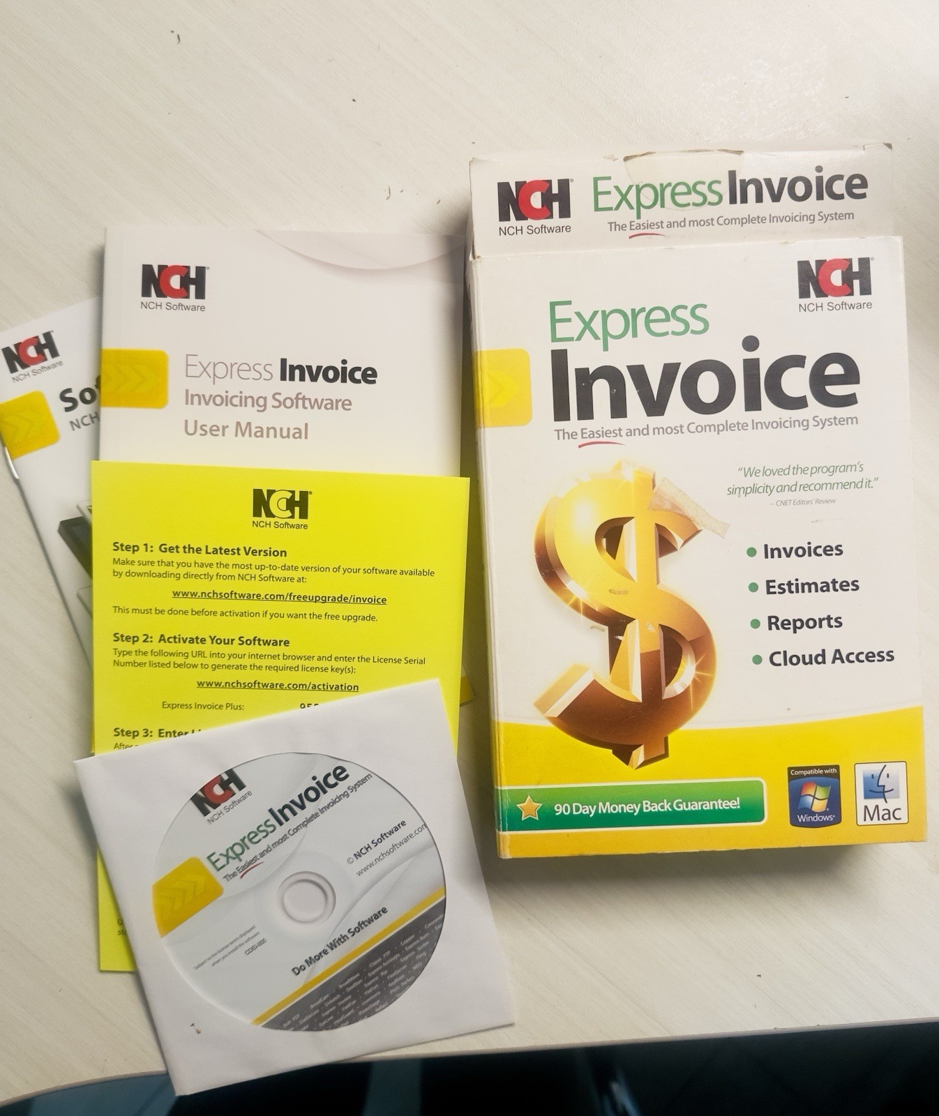 NCH Express Invoice Software For Windows/Mac Simple & Easy To Use Cloud Access