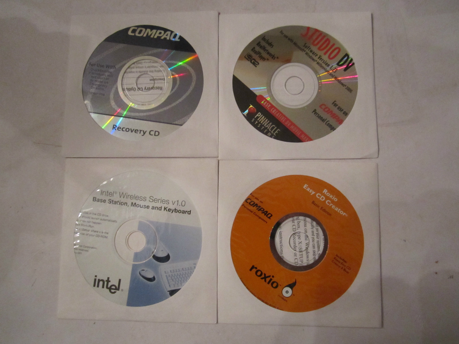 LOT OF 14 SOFTWARE CD – NEW – MICROSOFT, DELL, COMPAQ, PINNACLE & MORE