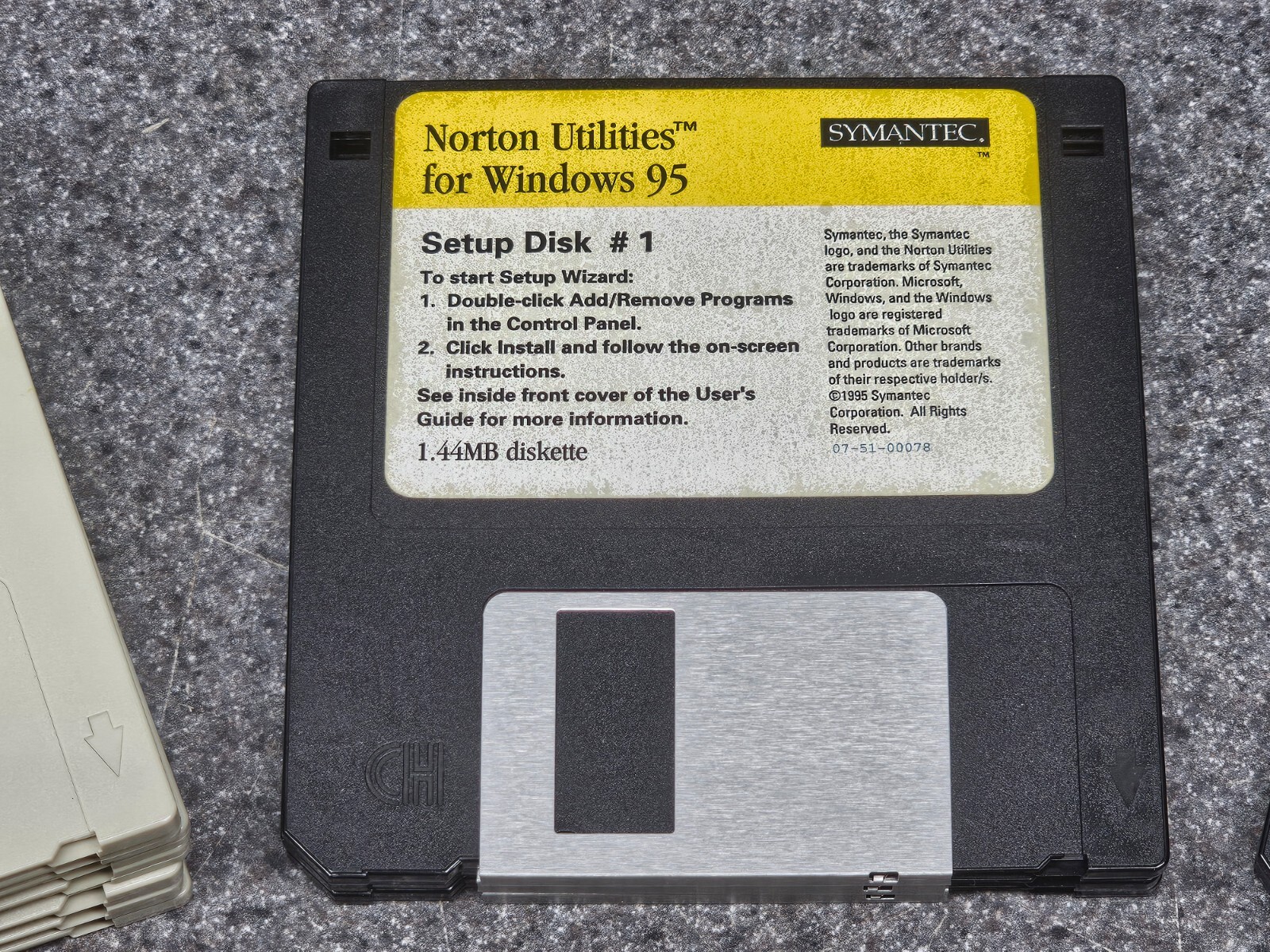 Legacy Microsoft Access and Norton Utilities Computer Programs