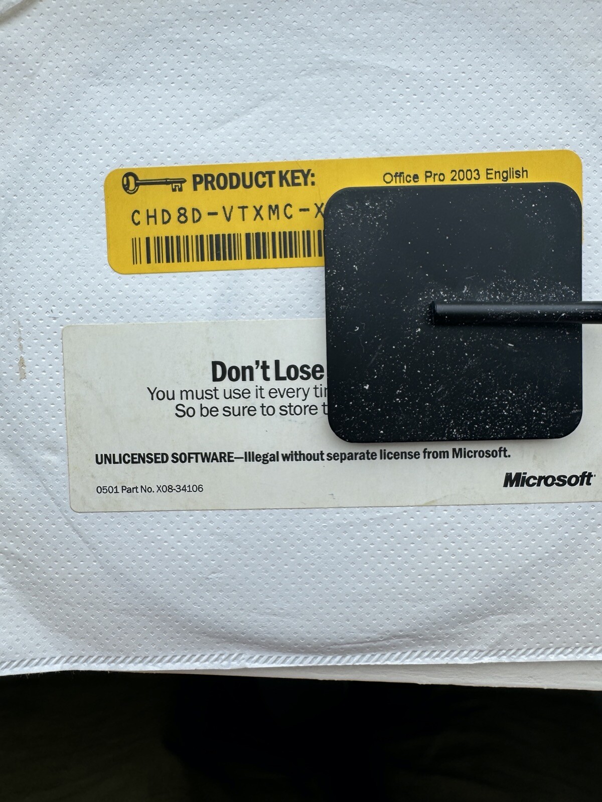 Microsoft Office 2003 Professional Edition Software Suite Contact Manager