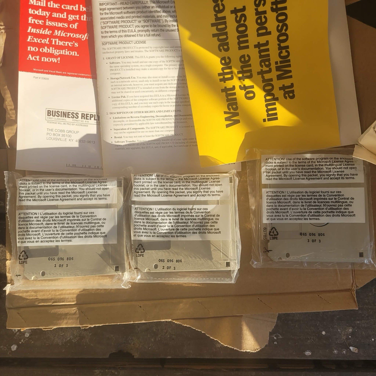 Microsoft Excel 5.0 Upgrade for Macintosh, English, 3.5″ Floppy Disks