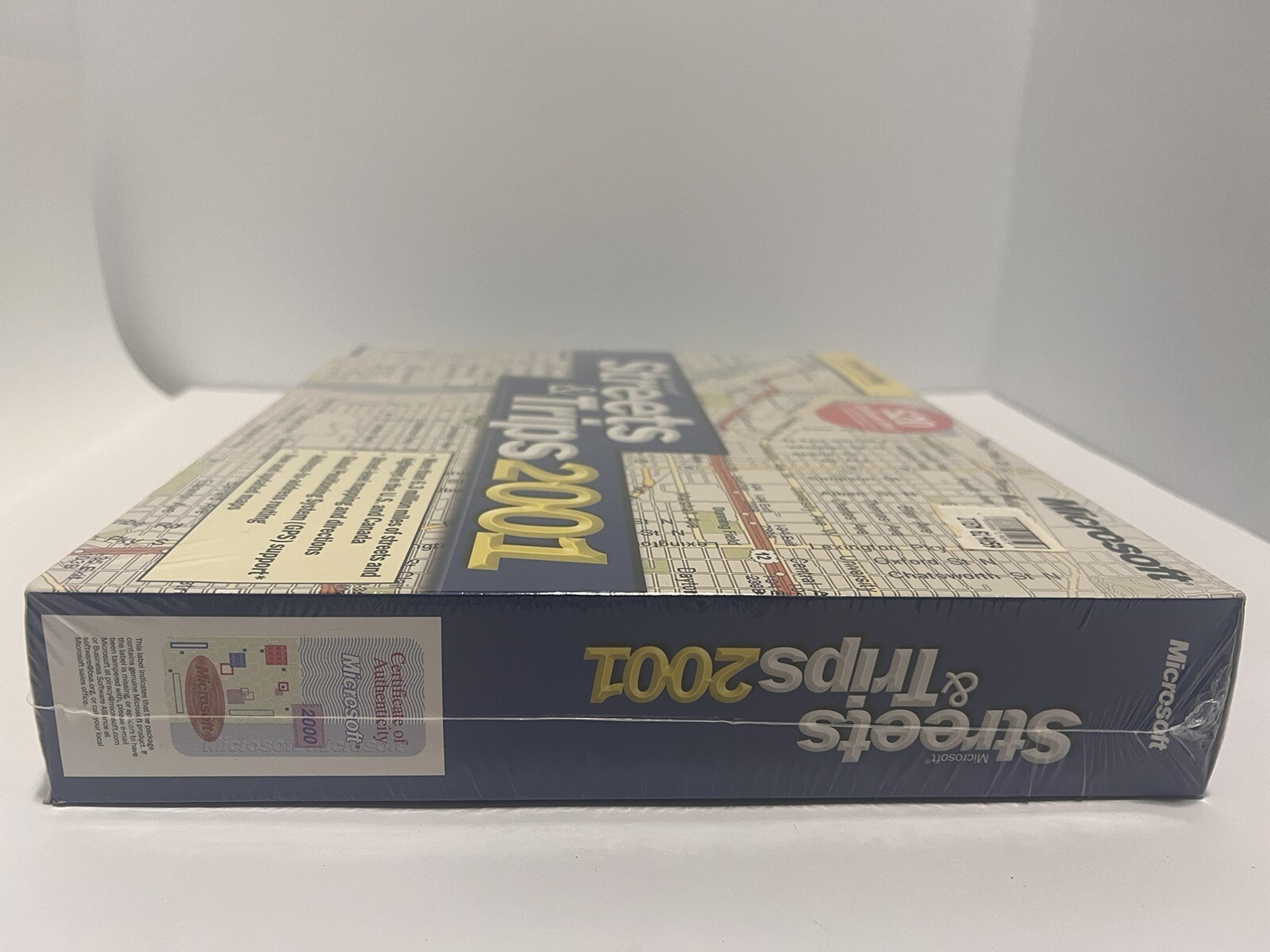 Vintage Microsoft Streets & Trips 2001 PC Software Program Brand New Sealed NOS