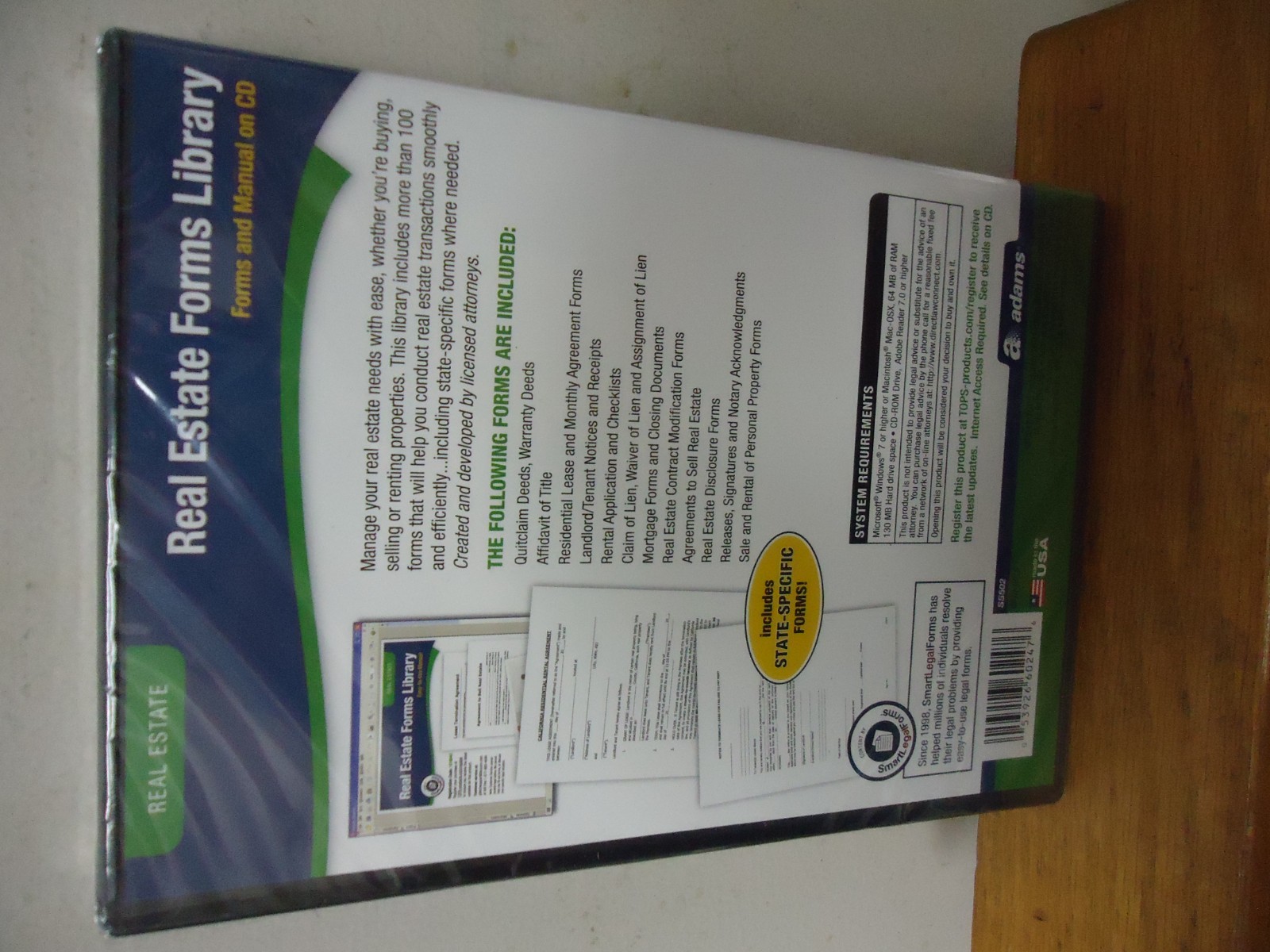 3 NEW! Adams Real Estate – Landlord – Property Mgmt Forms on CD ROM’s! F/S!