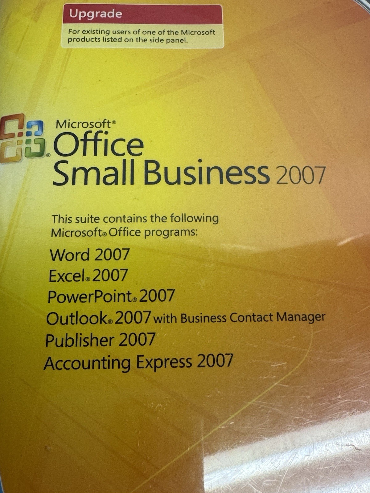 FACTORY SEALED NEW Microsoft Office Small Business 2007 Upgrade
