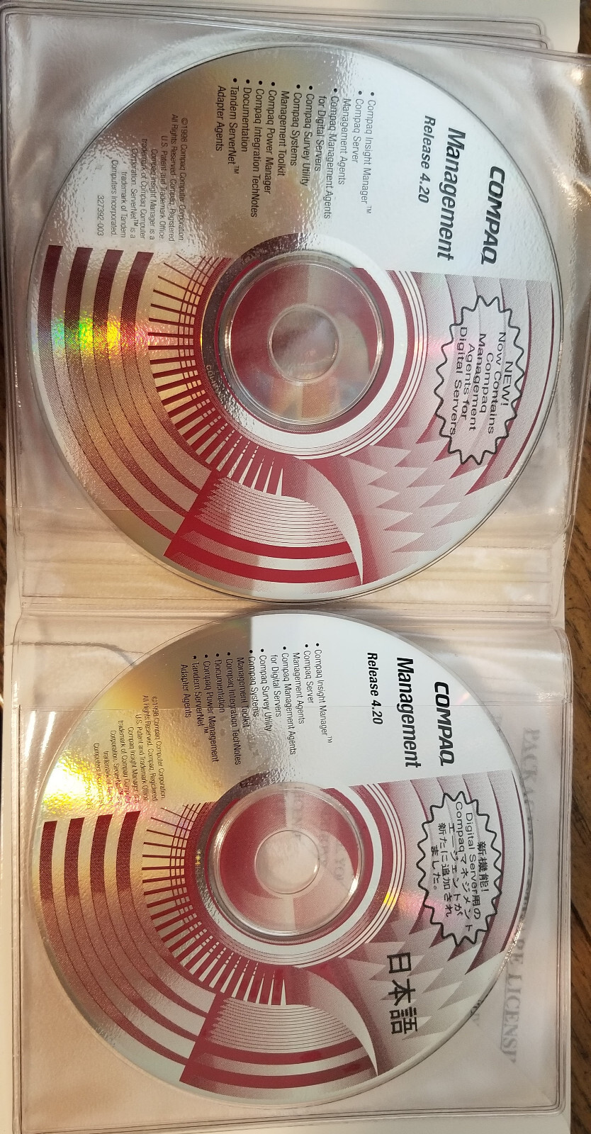 Compaq Storage Management Solutions Release 3.10 7-CD Program