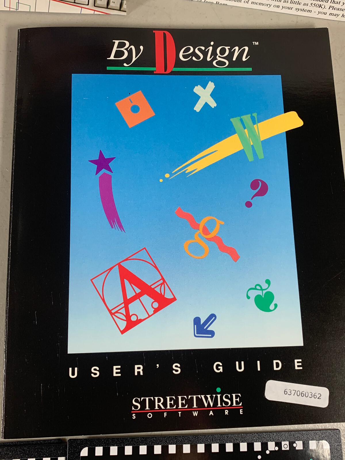1992 Streetwise Software BY DESIGN WordPerfect 5.0 5.1 Fonts Clip Art Windows