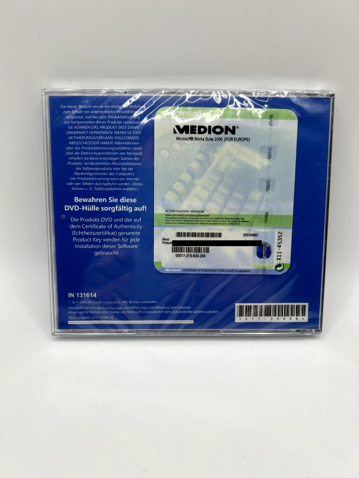 Microsoft Works Suite 2006 – Windows – German – NEW PRODUCT – Dealer