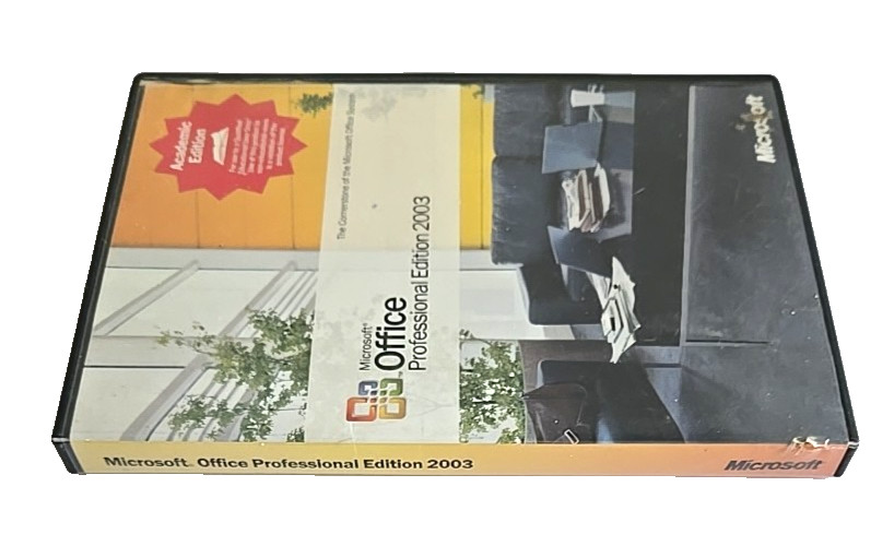 Microsoft Office Professional Academic Ed & Business Ed Lot 2003 w/ Product Keys