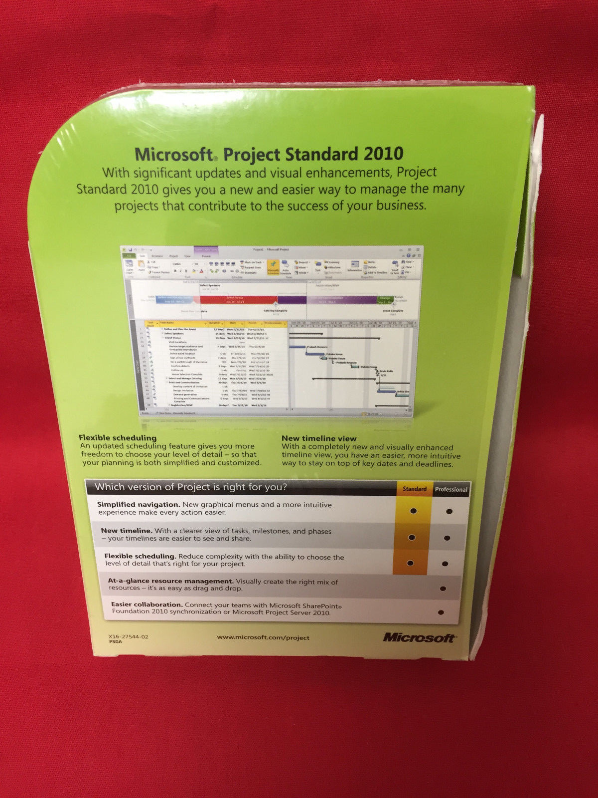 Microsoft Project Standard 2010 076-04843 retail