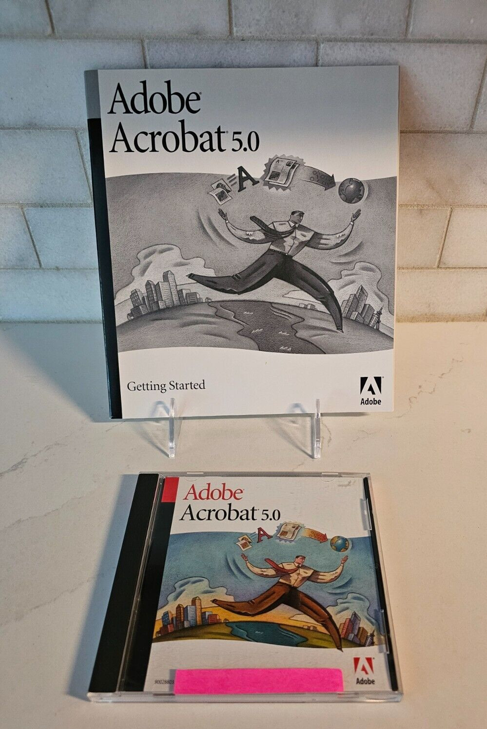Adobe Acrobat 5.0 Software for WINDOWS and MACINTOSH w/ Serial # & User Guide