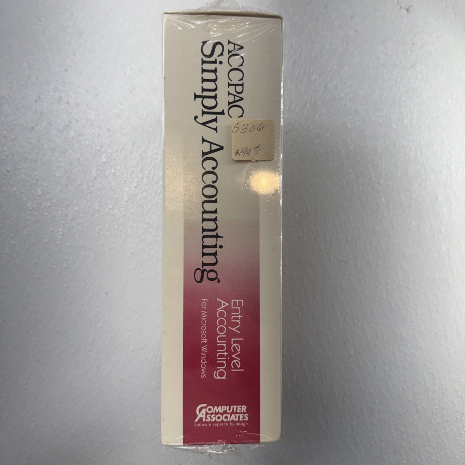 ACCPAC Simply Accounting for Windows Computer Associates 1991 Demo Copy SEALED