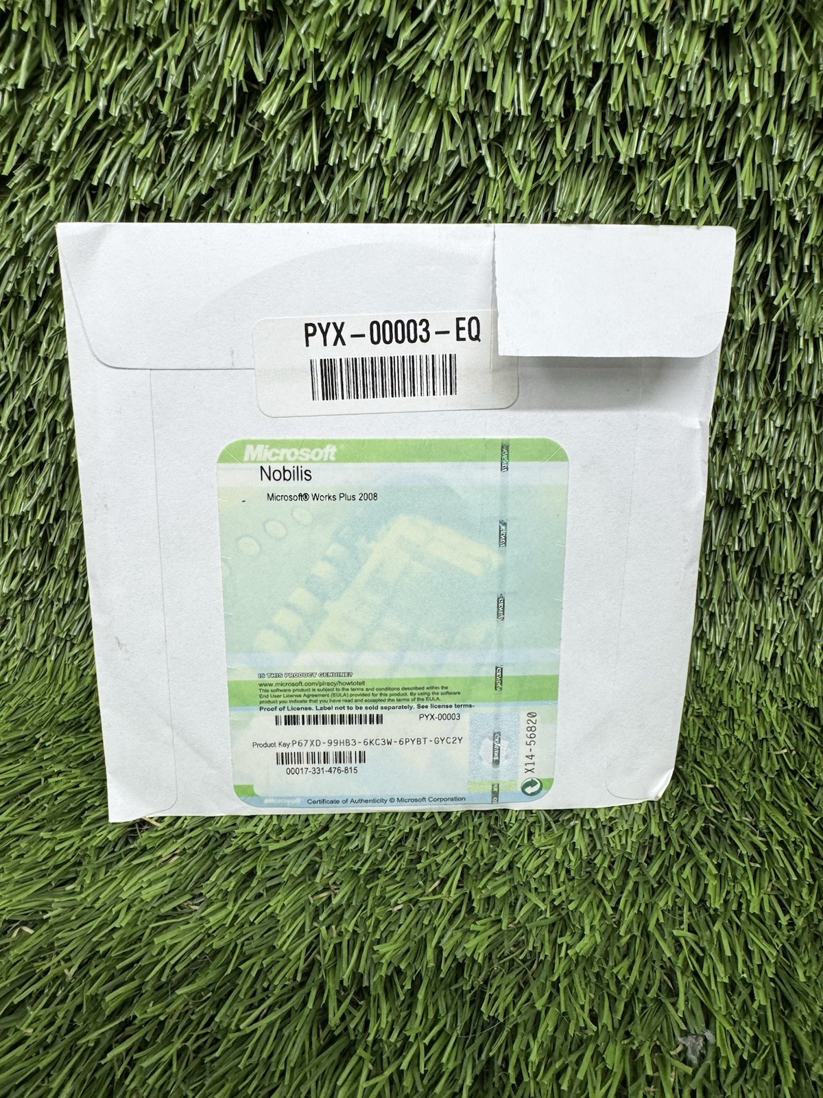 Microsoft Works Plus 2008 (nobilis CD) + Key – Factory Sealed