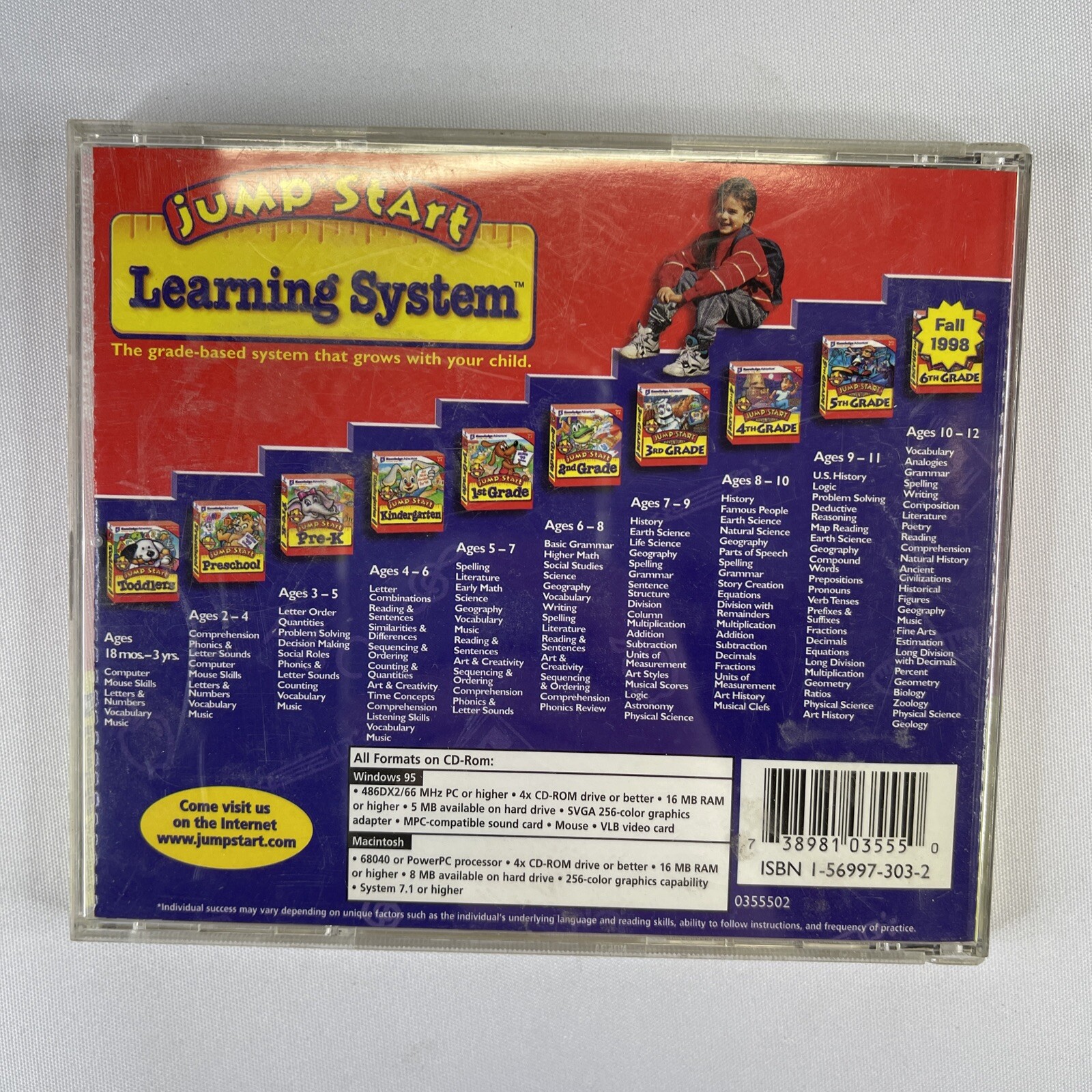 Jump Start Typing Ages 7-10 (PC, Windows, Mac, CD-Rom)