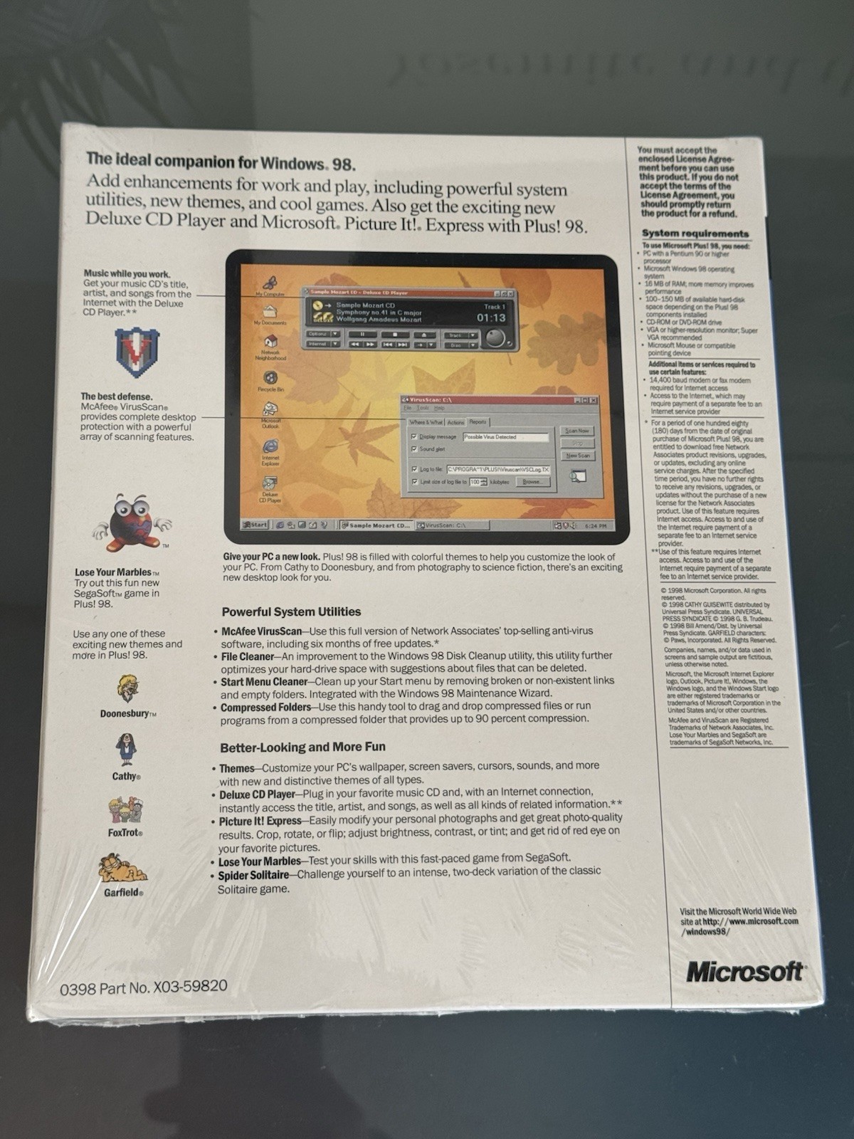 Microsoft Plus for Windows 98 – Companion for Windows 98 New