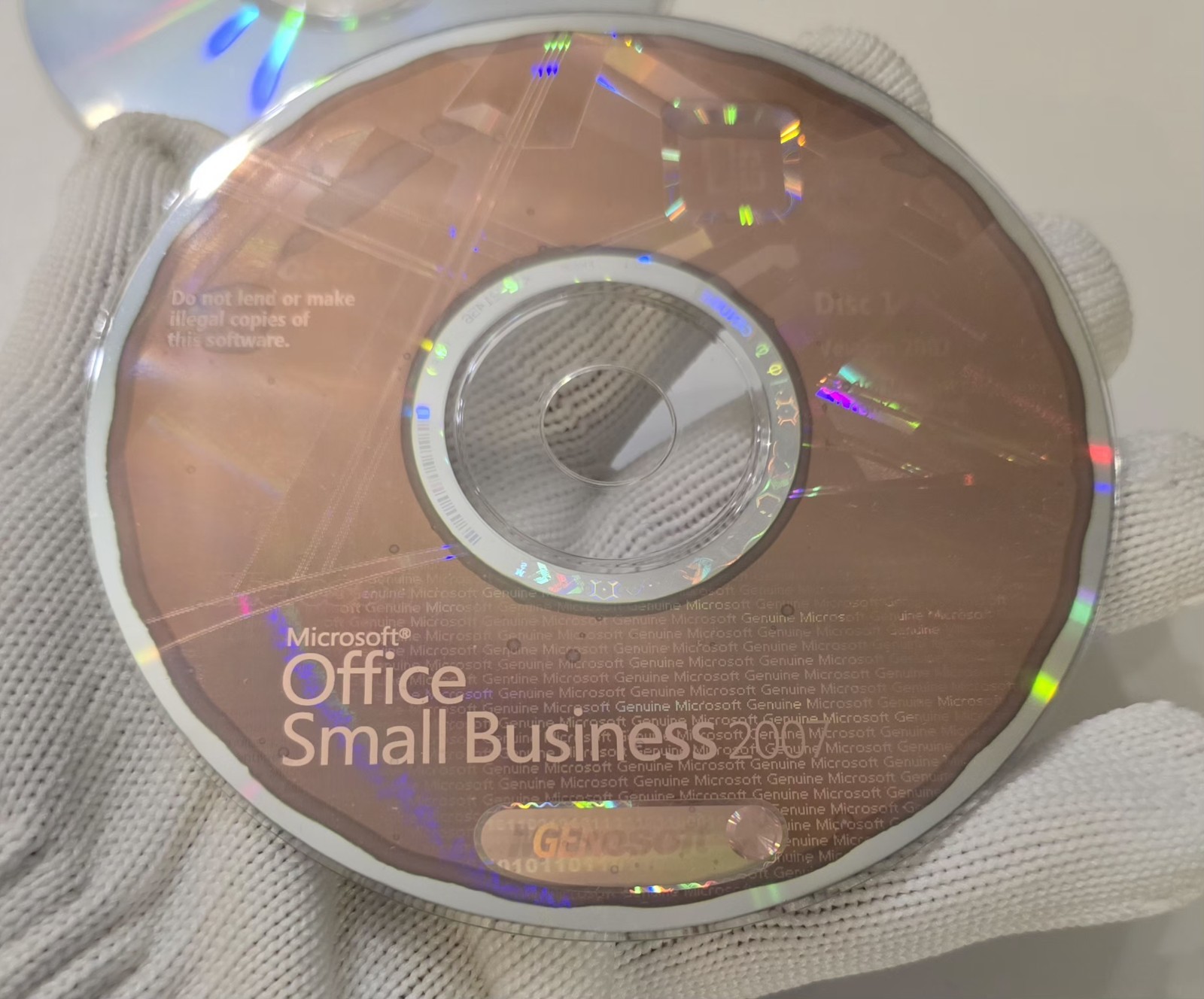 Microsoft Office Small Business Software 2007 With Product Key 2 Discs Manual