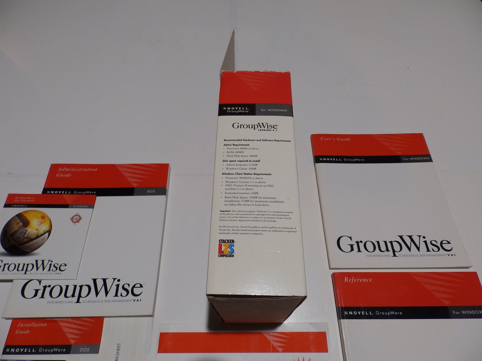 Vintage Software – Novell GroupWise for Windows v4.1 Client/Admin Pack