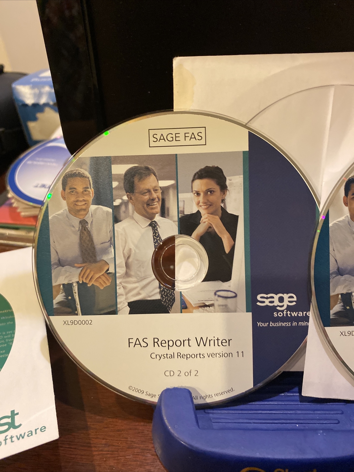 Brand New Sage FAS Report Writer CRYSTAL REPORTS Version 11 2CDs.