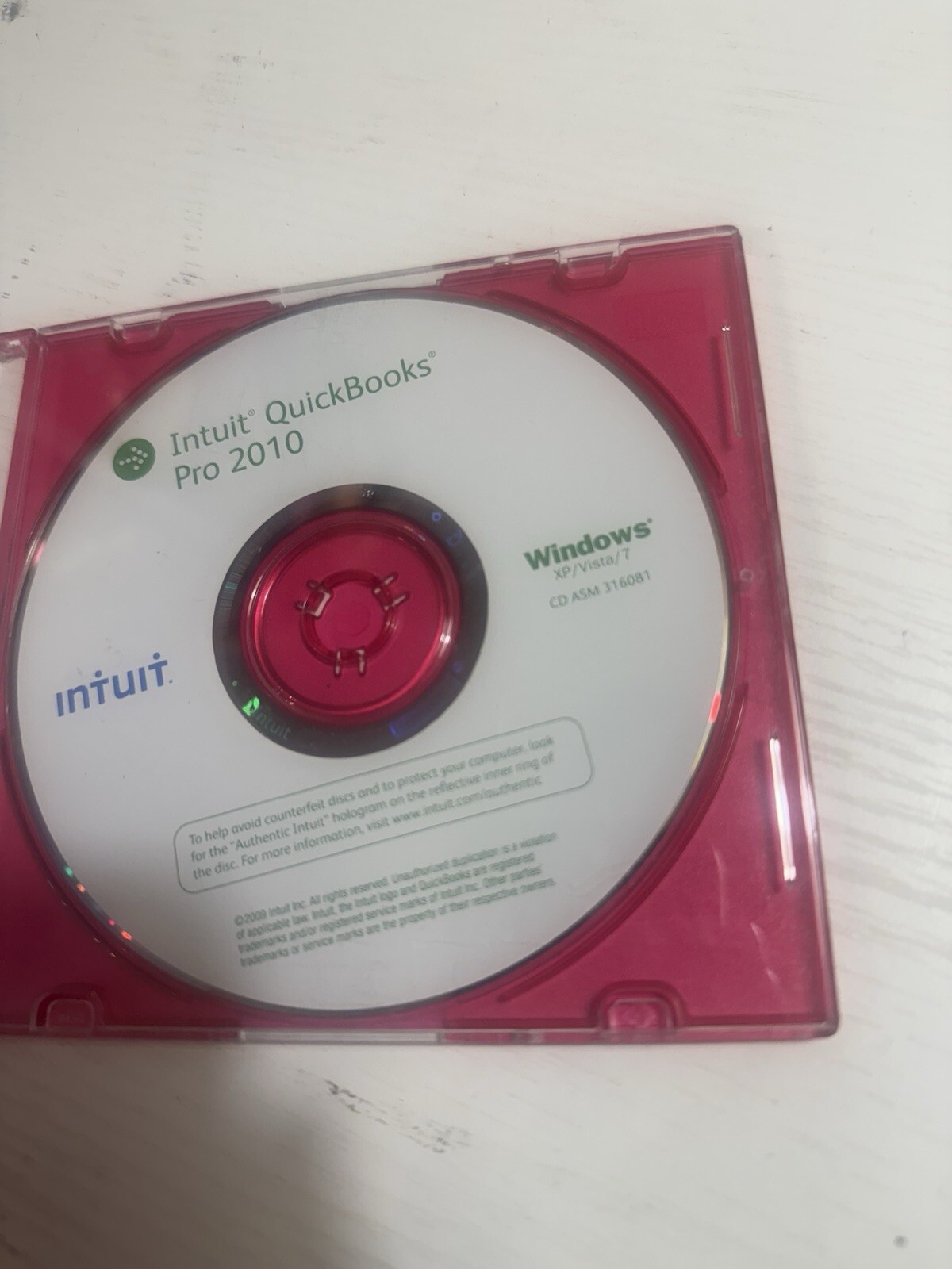 INTUIT QUICKBOOKS PRO 2010 FOR WINDOWS