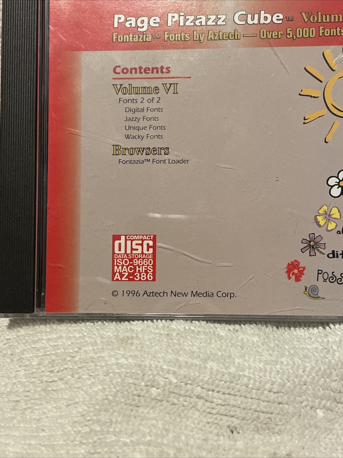 PAGE PIZAZZ CUBE VOLUMES 2 & 6- PC WINDOWS 95/3.1/MAC Fast Free Shipping