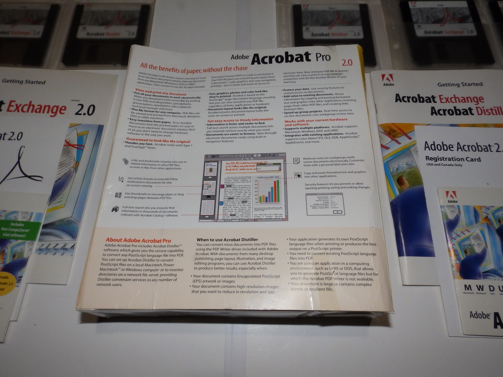Vintage Software – Adobe Acrobat for Windows v2.0 / 2.1 / 3.0 / 4.0 / 5.0