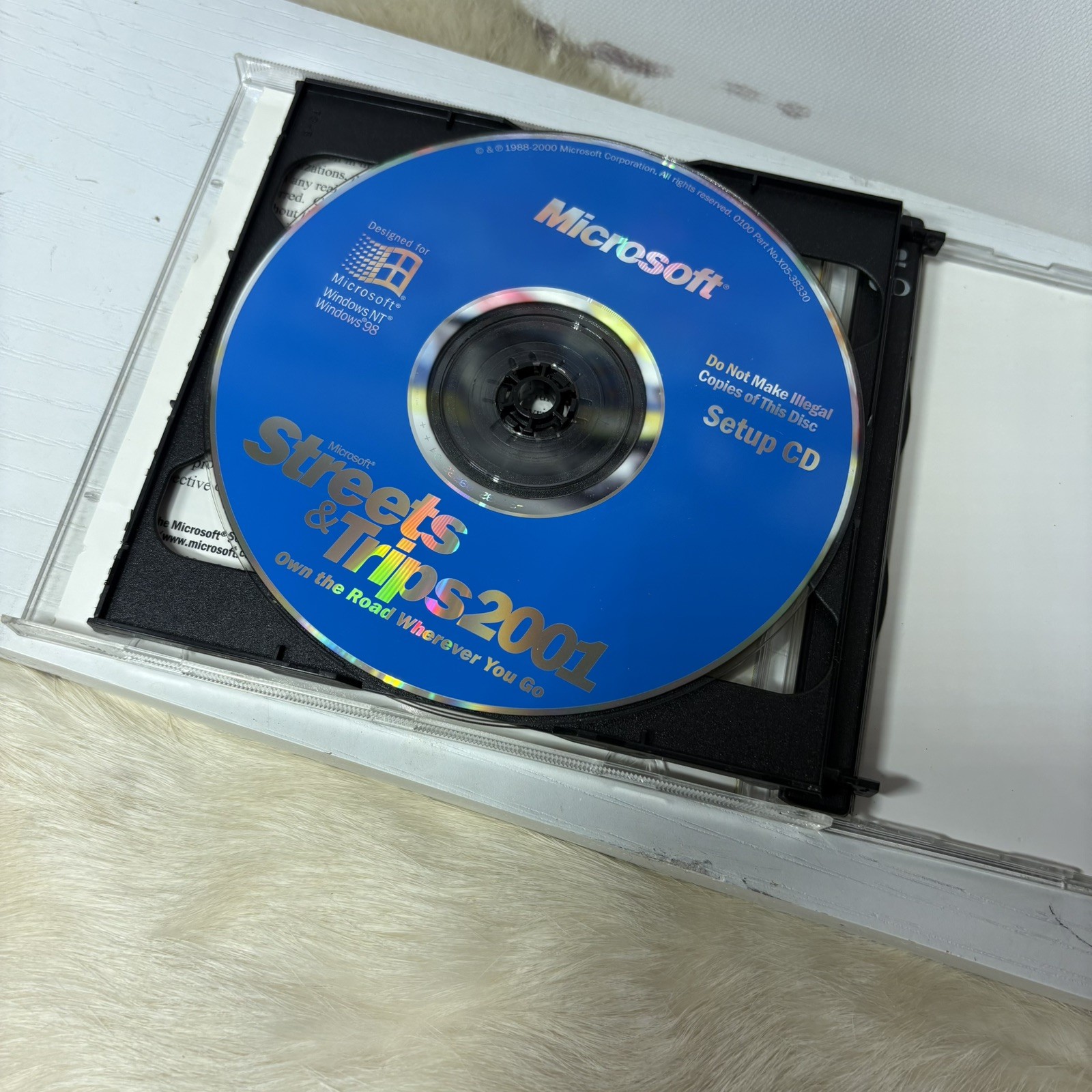 Vintage New Sealed Microsoft Streets & Trips 2001 PC Software Program
