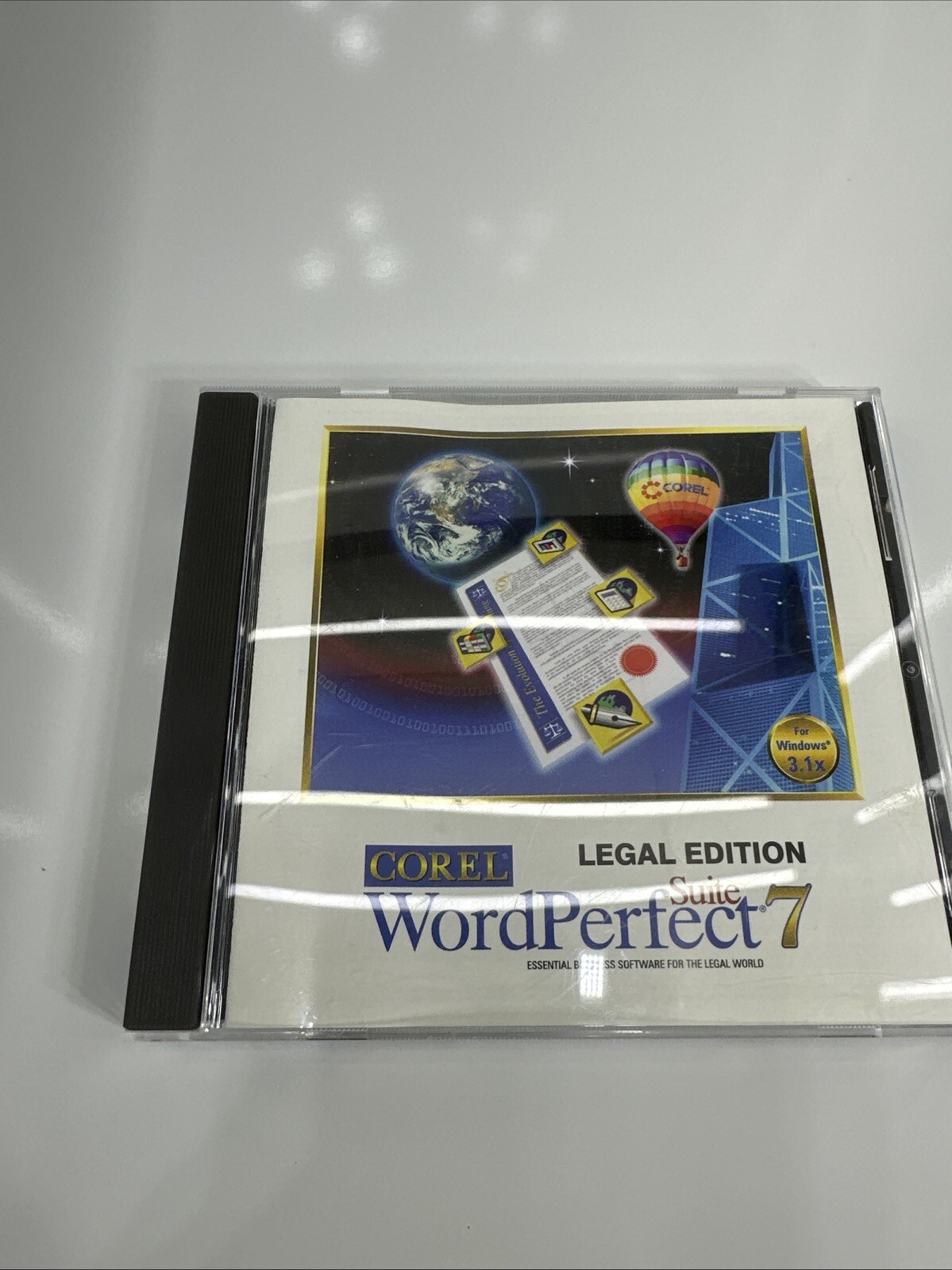 COREL Clipart/WordPerfect Suite 7 CD Windows 3.1. – Vintage 1995